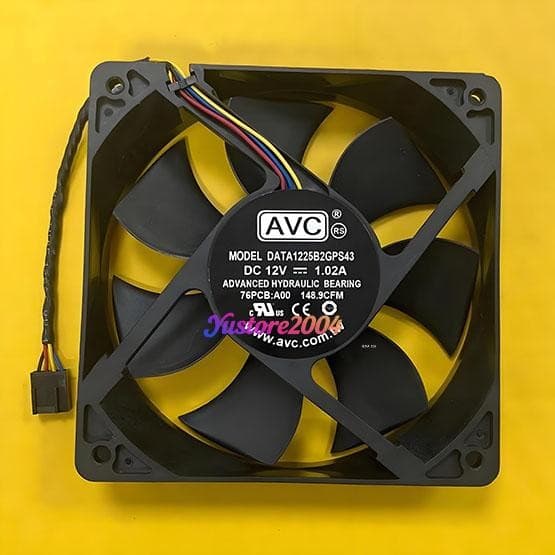 1 Pc. New AVC DATA1225B2GPS43 PWM Cooling Fan 12025 DC12V 1.02A 12CM 4Pin