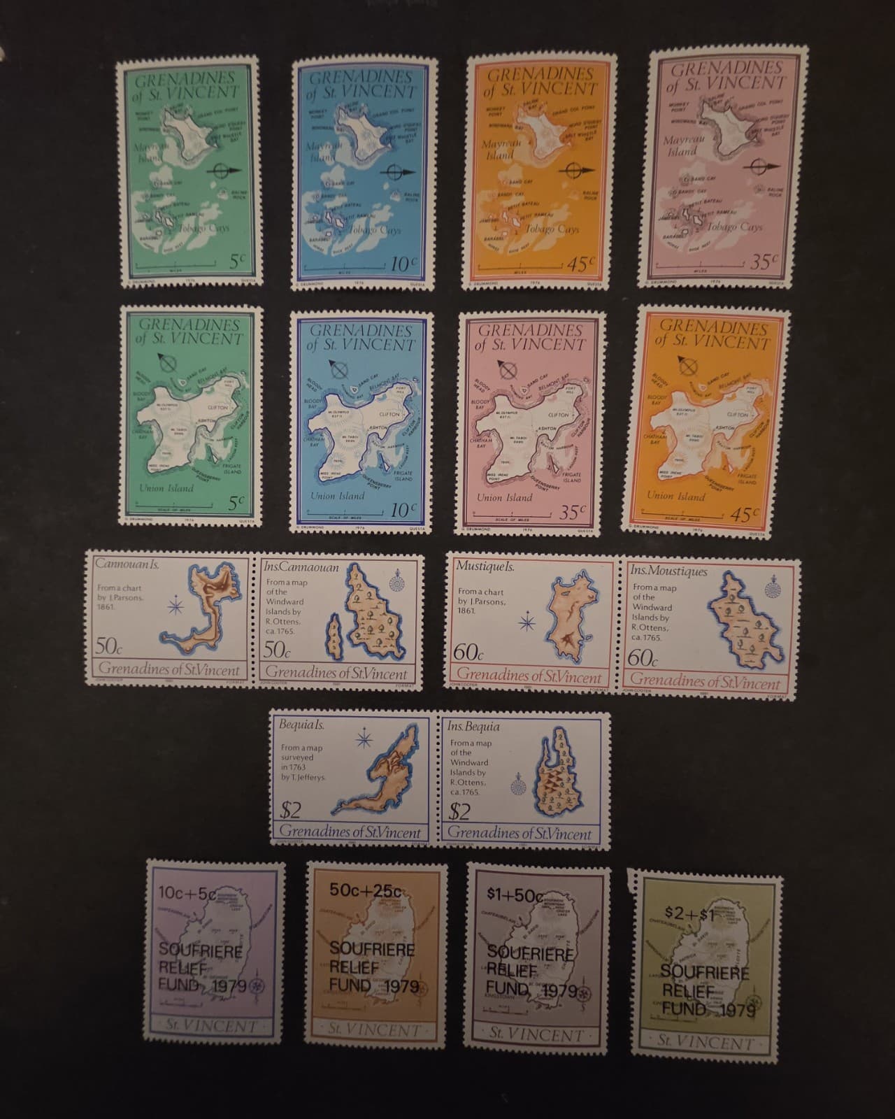 ST VINCENT Stamp Lot Unused MINT MNH OG T17680