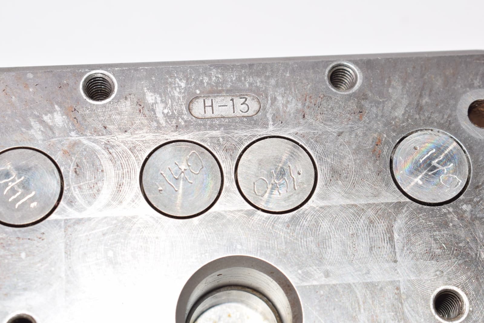 Injection Molding Plate, Model: H-13, 5-1/4'' OAL x 4-1/4'' W x 2-1/2'' H  2