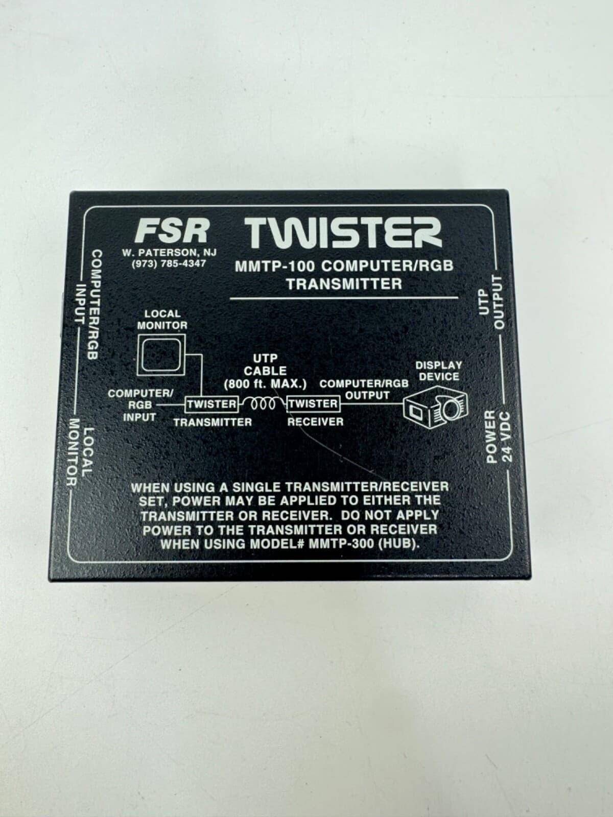 FSR Twister MMTP-100 Computer/RGB Transmitter 5