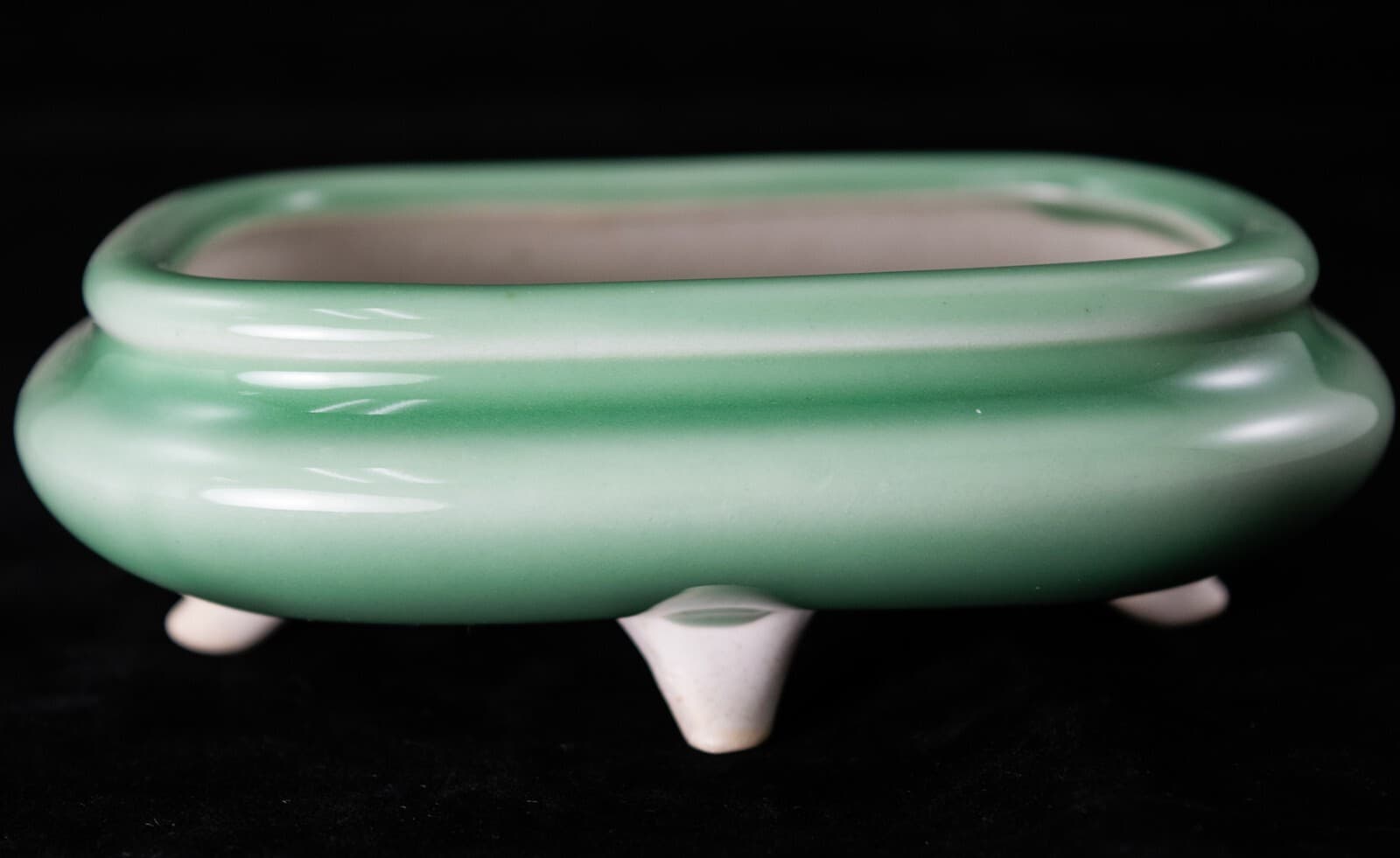 Fine Rectangular Cactus & Succulent, Shito, Mame Bonsai Pot + Mesh  5"x 4"x 1.5"