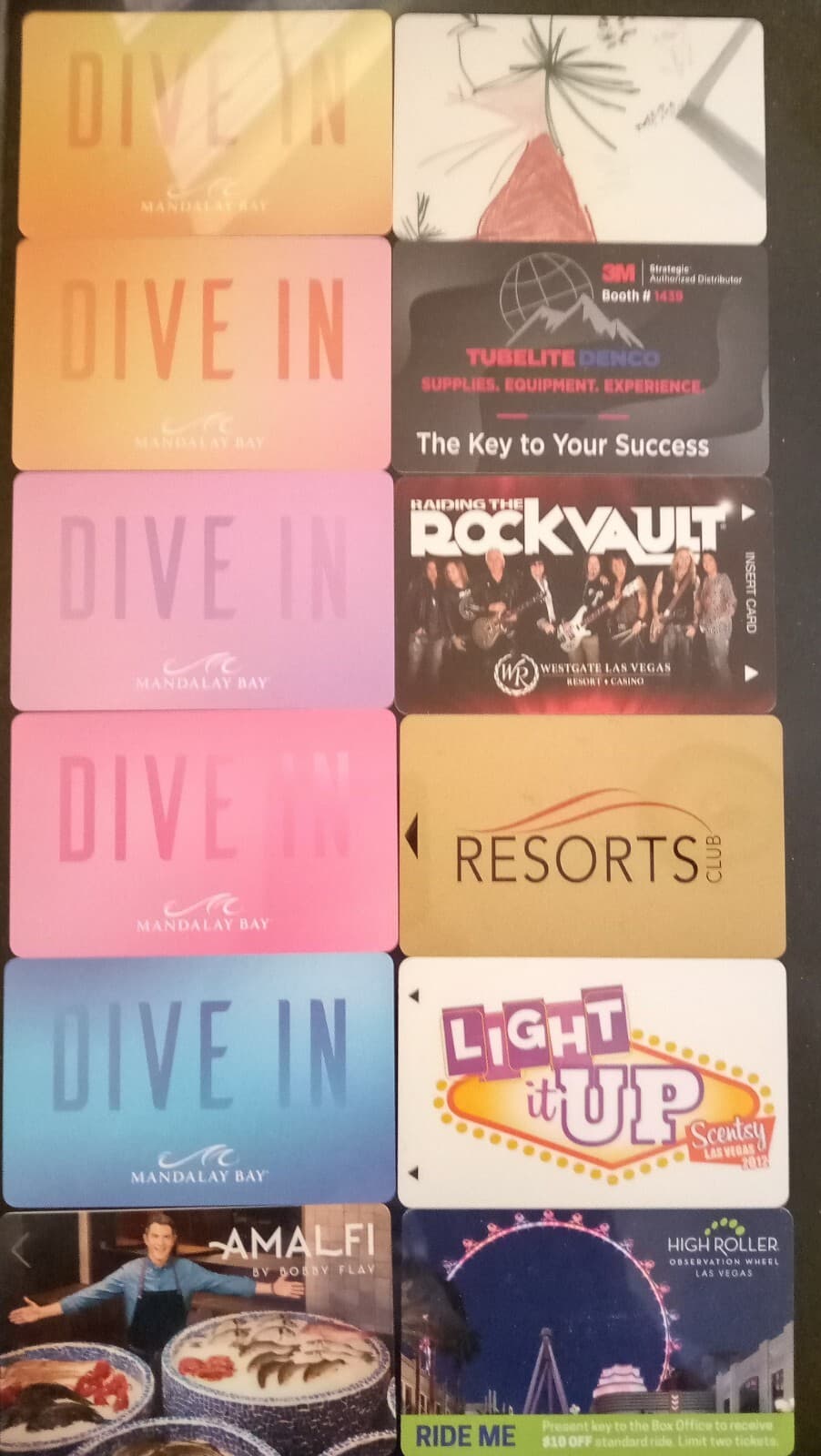  Las Vegas room keys(84total) Vintage 