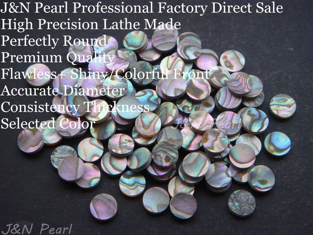 100+5pcs Free 9.52mm/3/8" GA Guitar Fingerboard Inlay Dots Materials