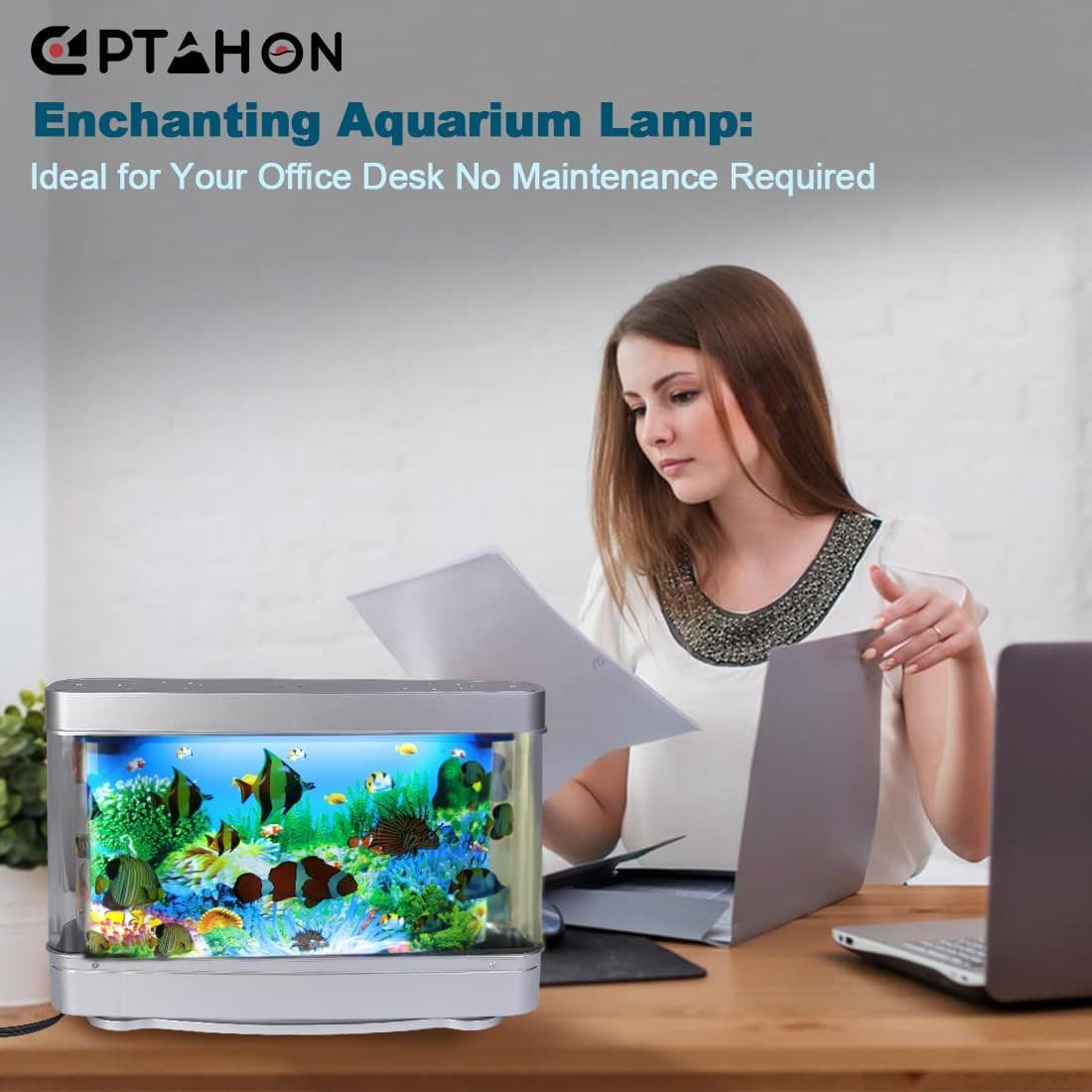 Artificial Tropical Fish Decorative Moving Aquarium Lamp - Virtual Ocean Motion. 5