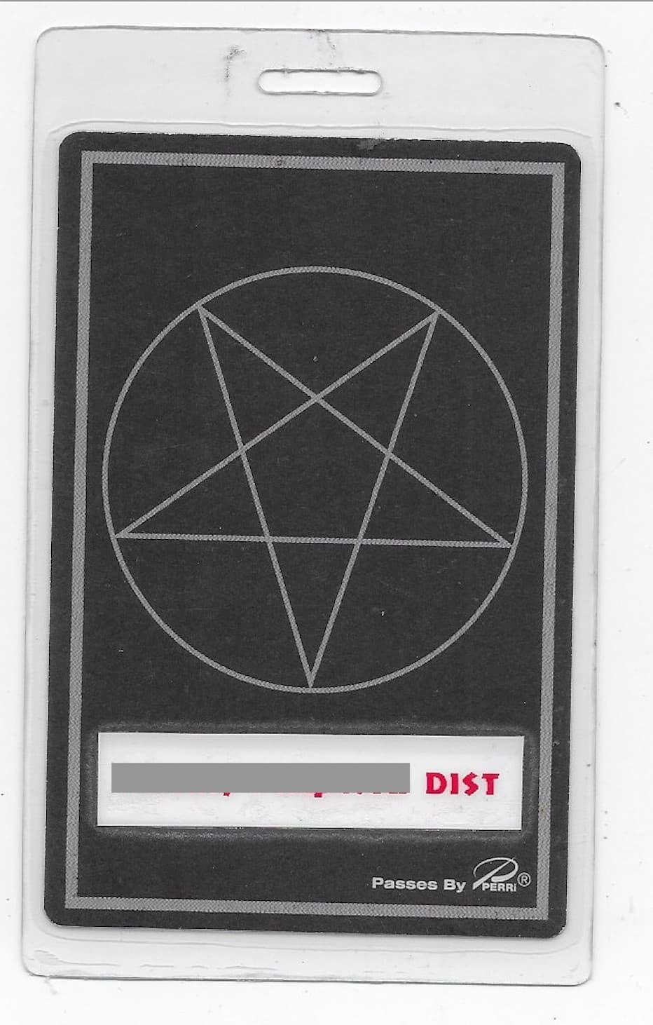 KORN 2000 SICK & TWISTED TOUR ALL ACCESS AAA CONCERT LAMINATED BACKSTAGE PASS 2