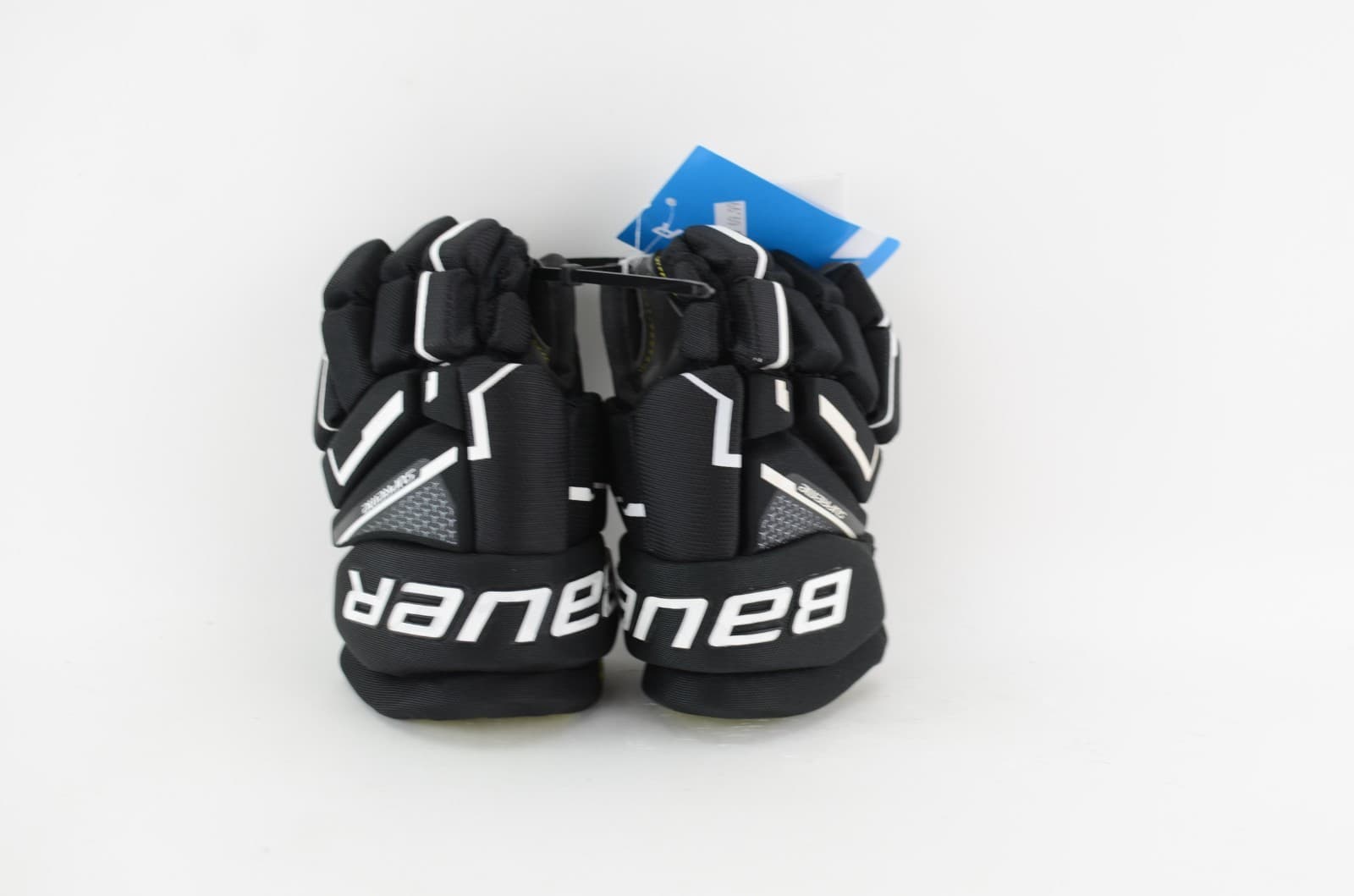 Bauer Supreme Mach Hockey Gloves Black/White Youth Size 9 (0925-5105)
