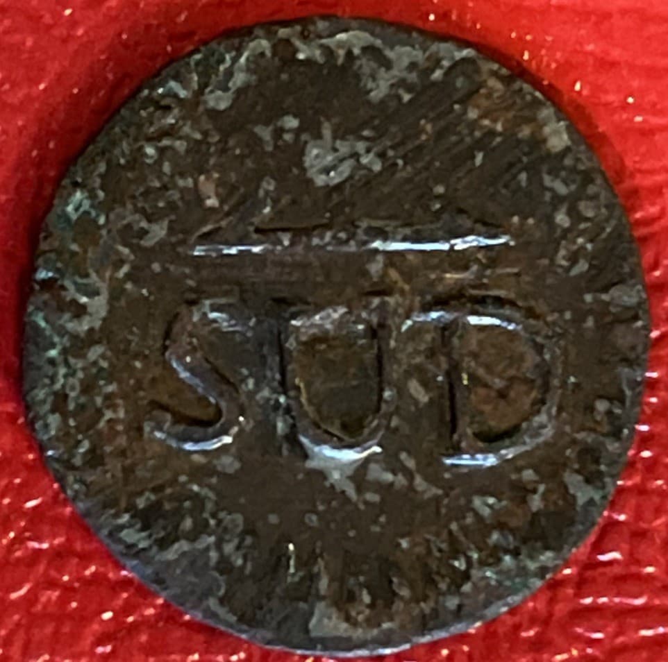 1812 Two Real SUD Coin A45 5