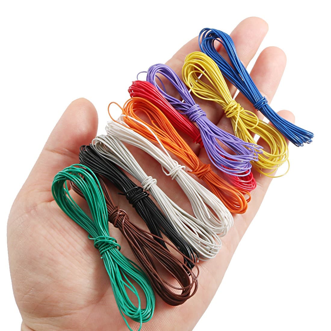 10Pack 30 Gauge Wrapping Wire Tin Plated Copper Cable FOR ELECTRONIC TEST 5