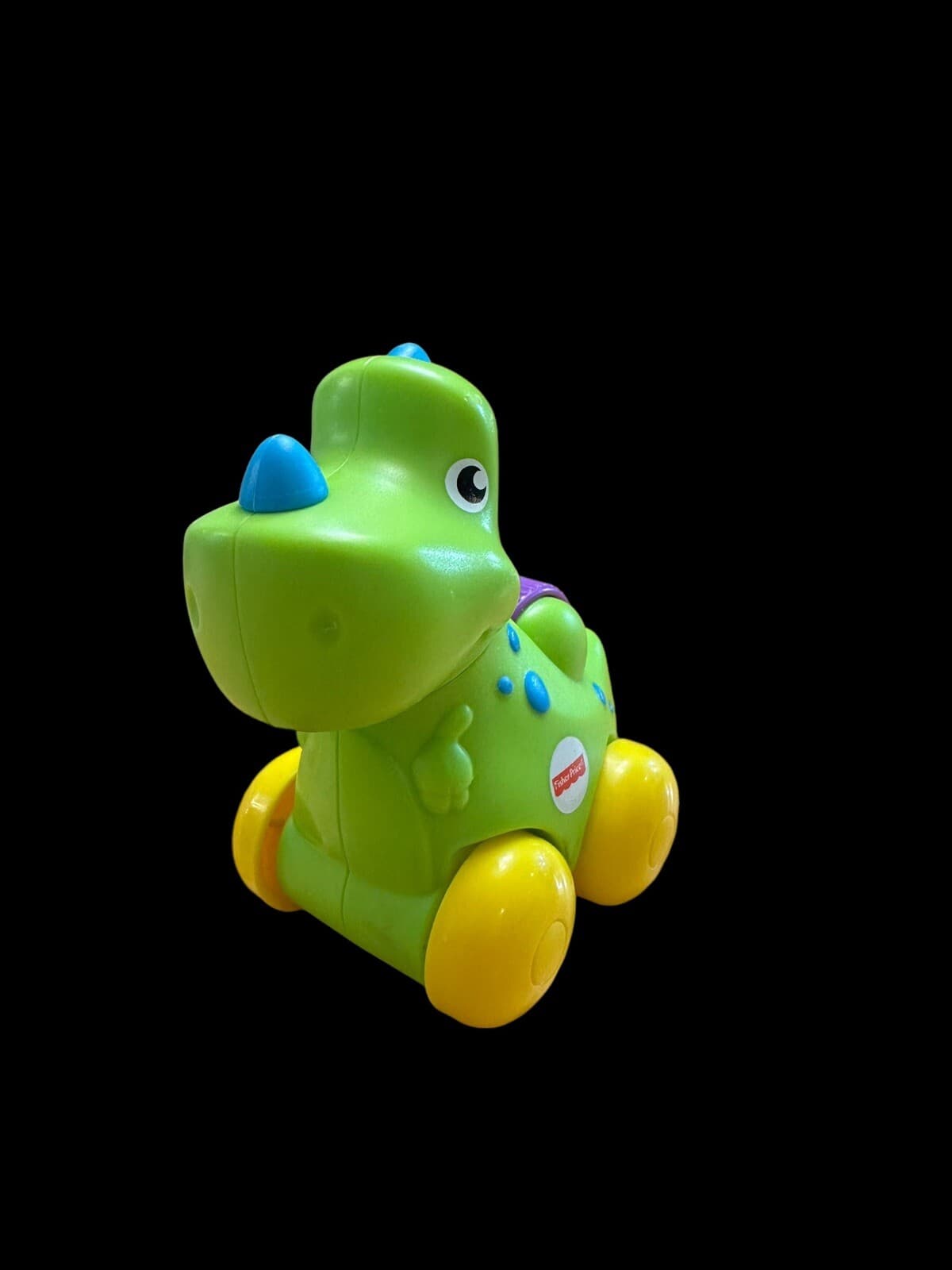 Fisher Price Green Dinosaur Rolling Clicker Pal Toy Amazing Animals Sensory 2017 5