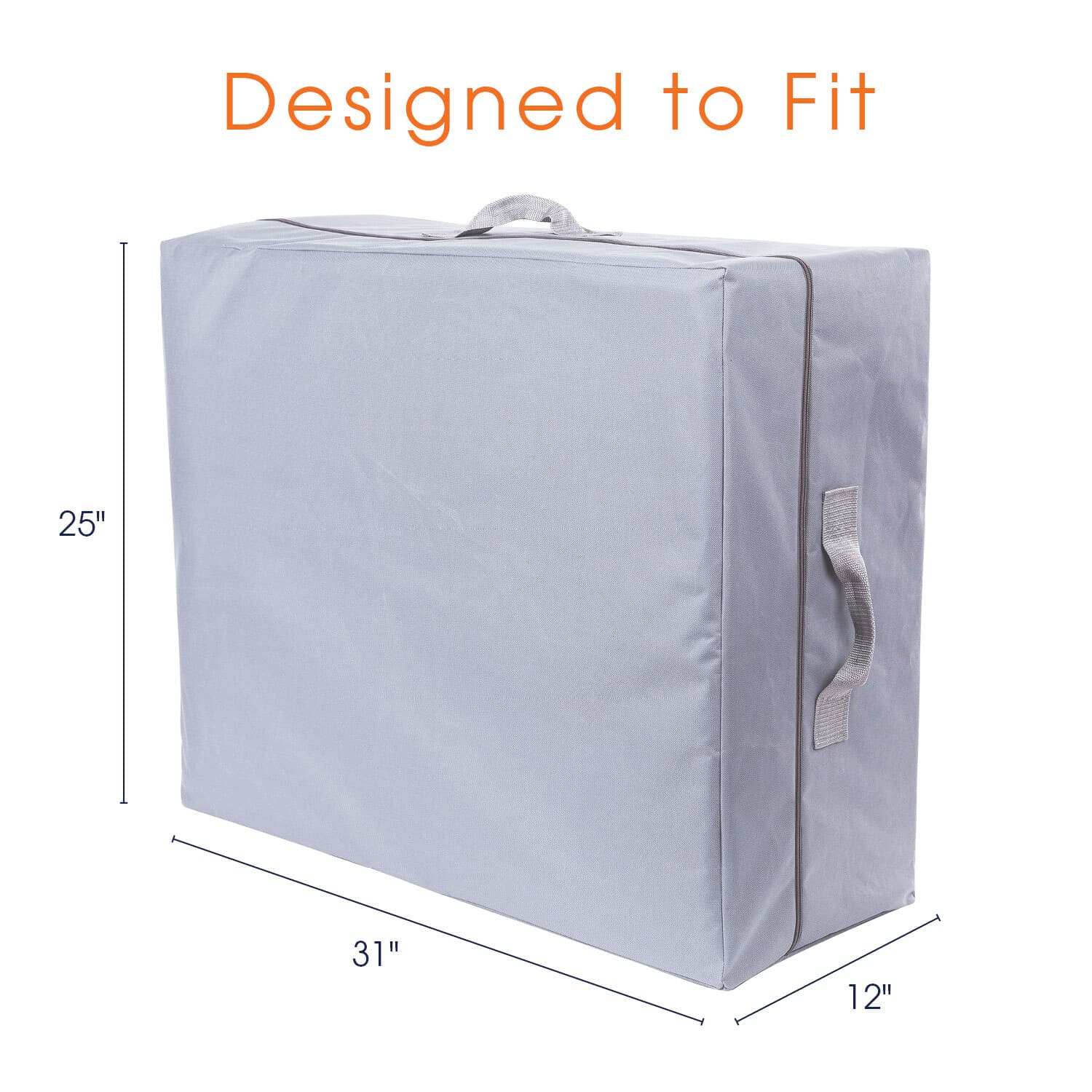 Cheer Collection Tri-fold Small 75" x 25" x 4" Folding Mattress OR Mattress Case 6