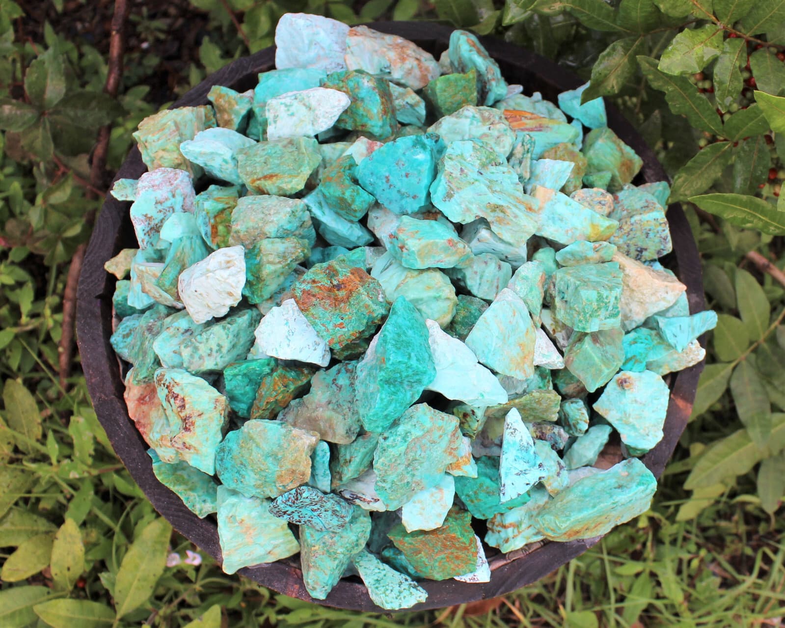 LARGE Turquoise Rough Natural Stones (2-4"): Choose Oz or lb Wholesale Bulk Lots 6