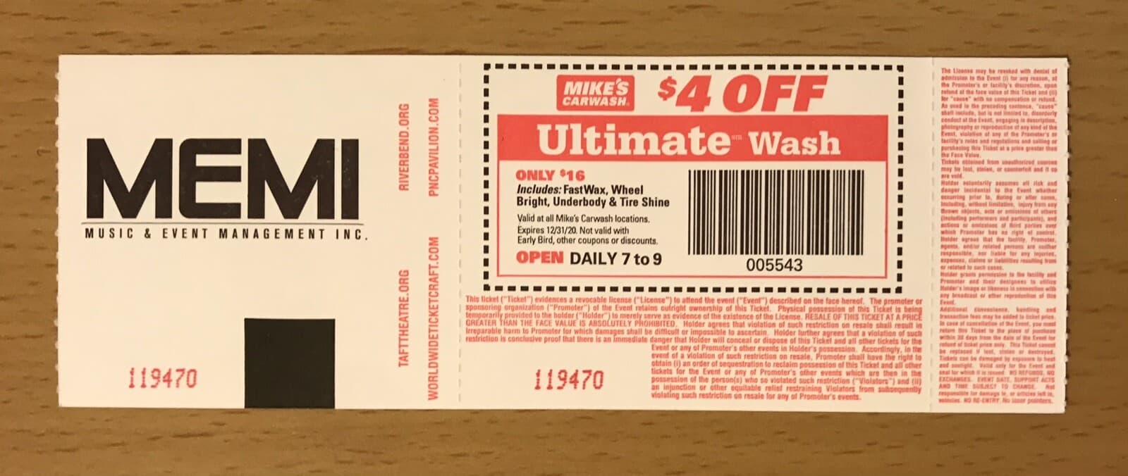 2020 ZZ TOP CININNATI OHIO CONCERT TICKET STUB AFTERBURNER LA GRANGE TUSH C11 2