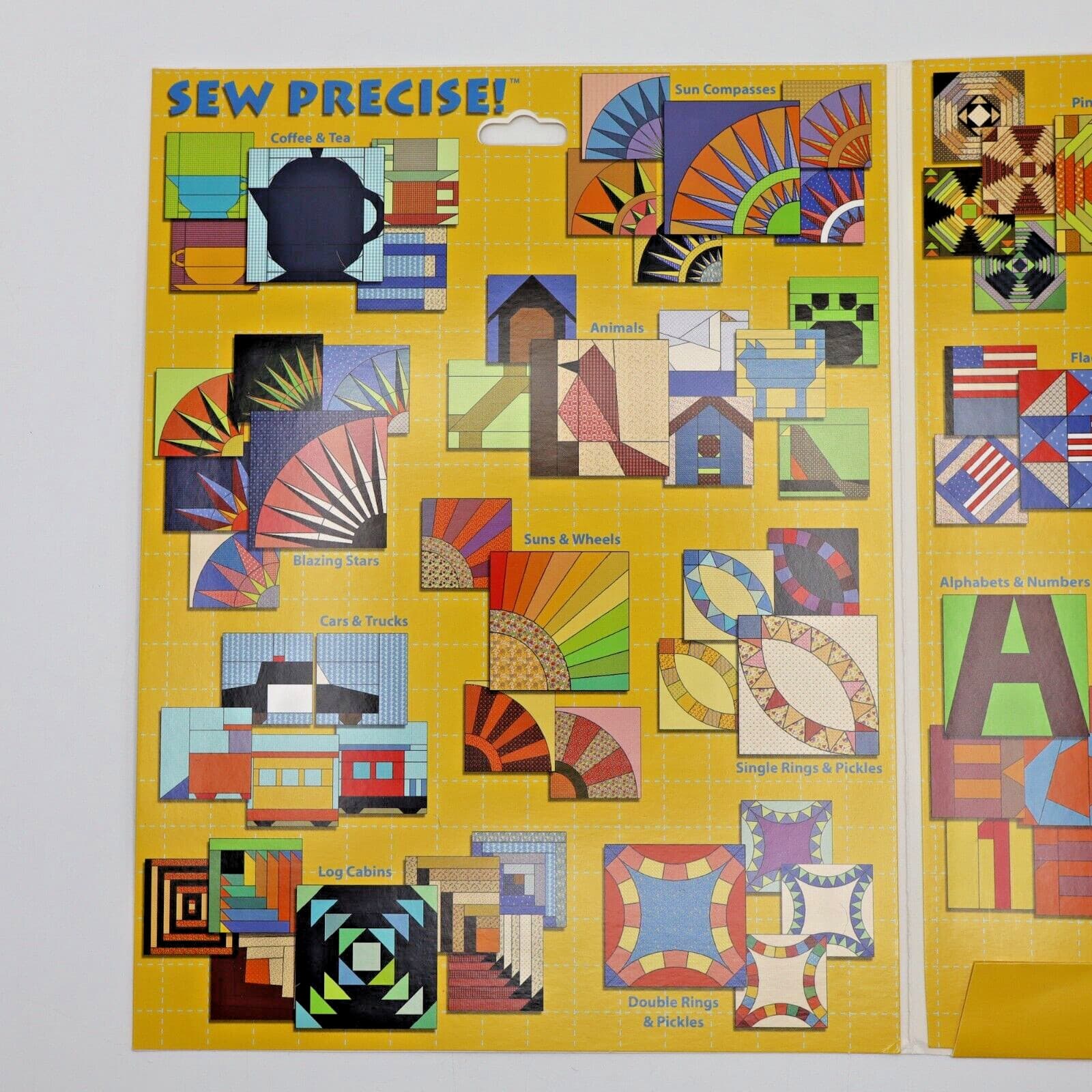 Sew Precise 1000+ Quilt Block Foundation Patterns CD Rom Electric Quilt Company 3