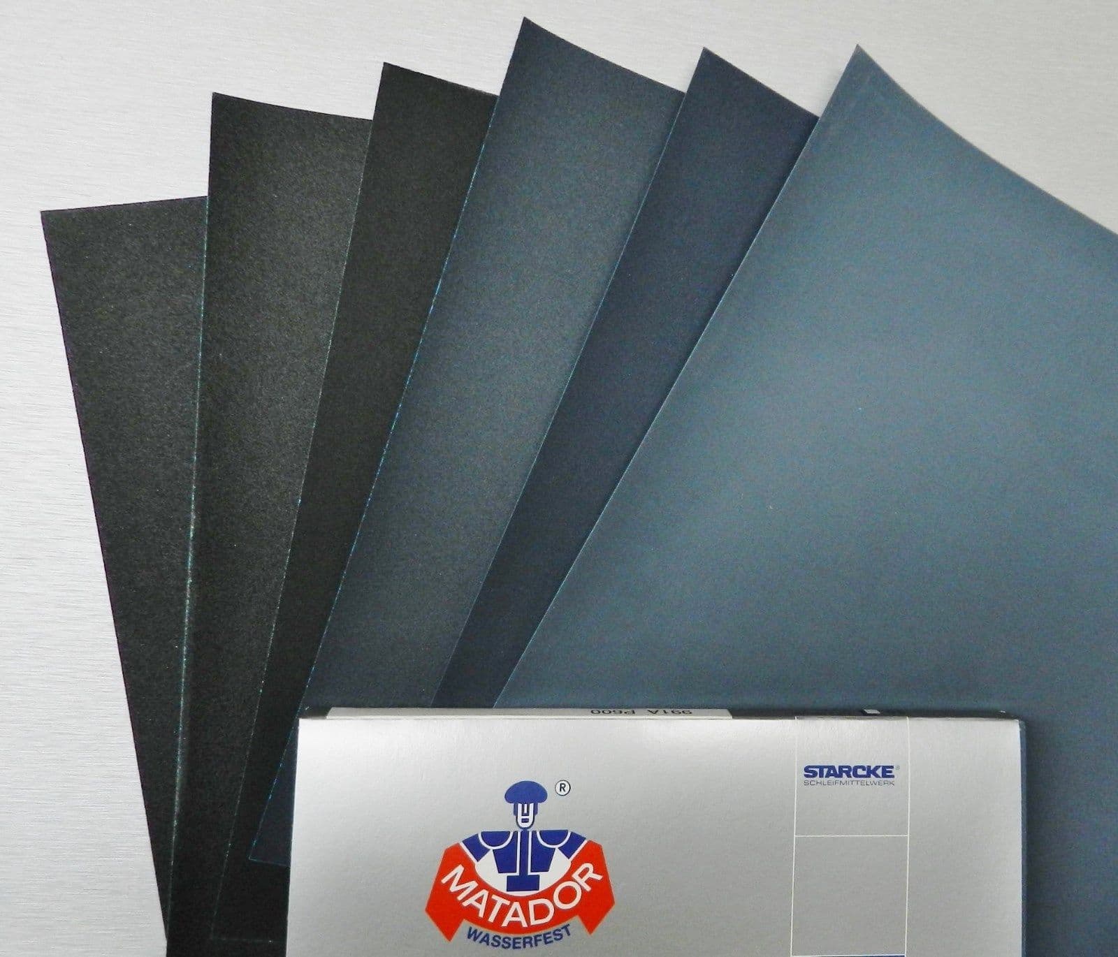 Matador Abrasive Wet or Dry Sandpaper 10 Sheets 2000 Grit 9"x11" Silicon Carbide 5