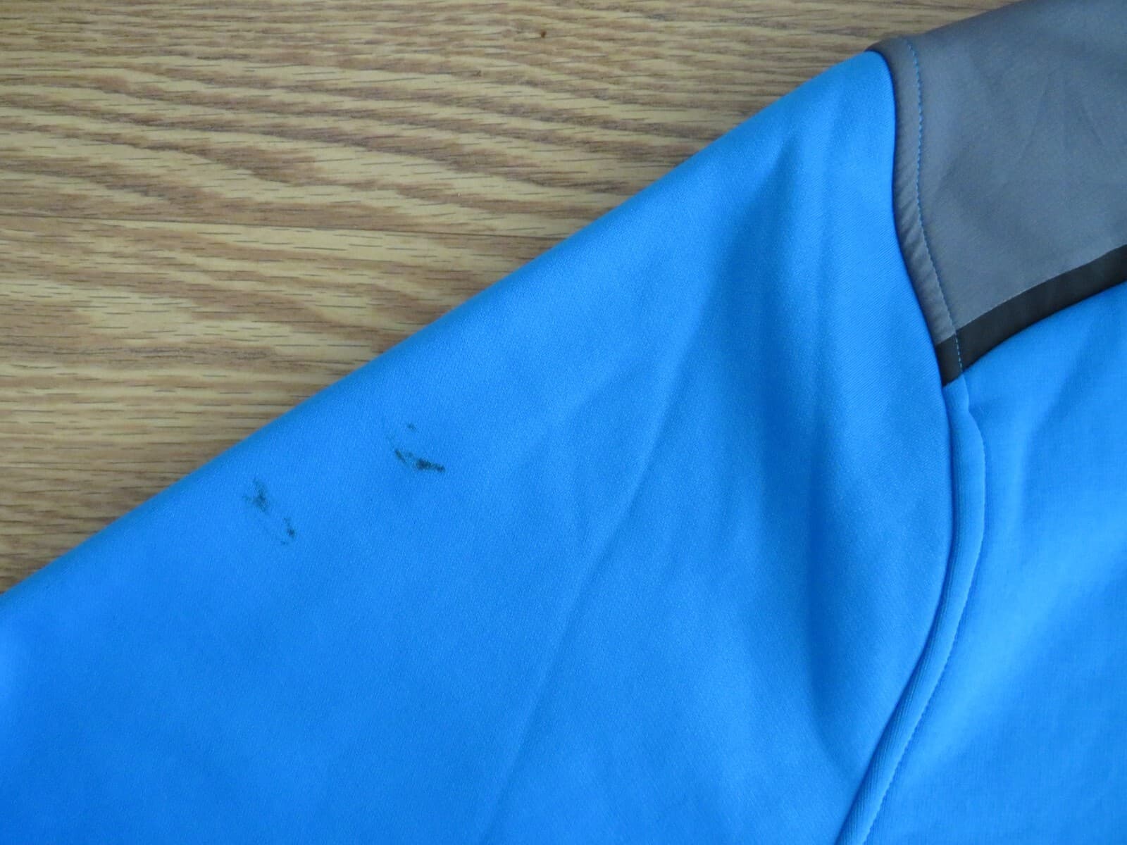 UNDER ARMOUR 'STORM' men's LARGE Fleece Jacket  THICK ~ turquoise blue 6