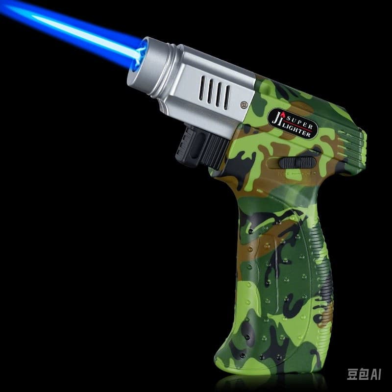 Invertible Locking Flame Torch- Adjustable Flame, Electronic Ignition, Multi-Use 5