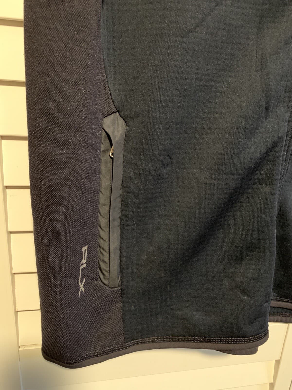 Ralph Lauren RLX Golf Vest Mens XXL Canada 2-Tone Blue Navy Full Zip Pockets 3