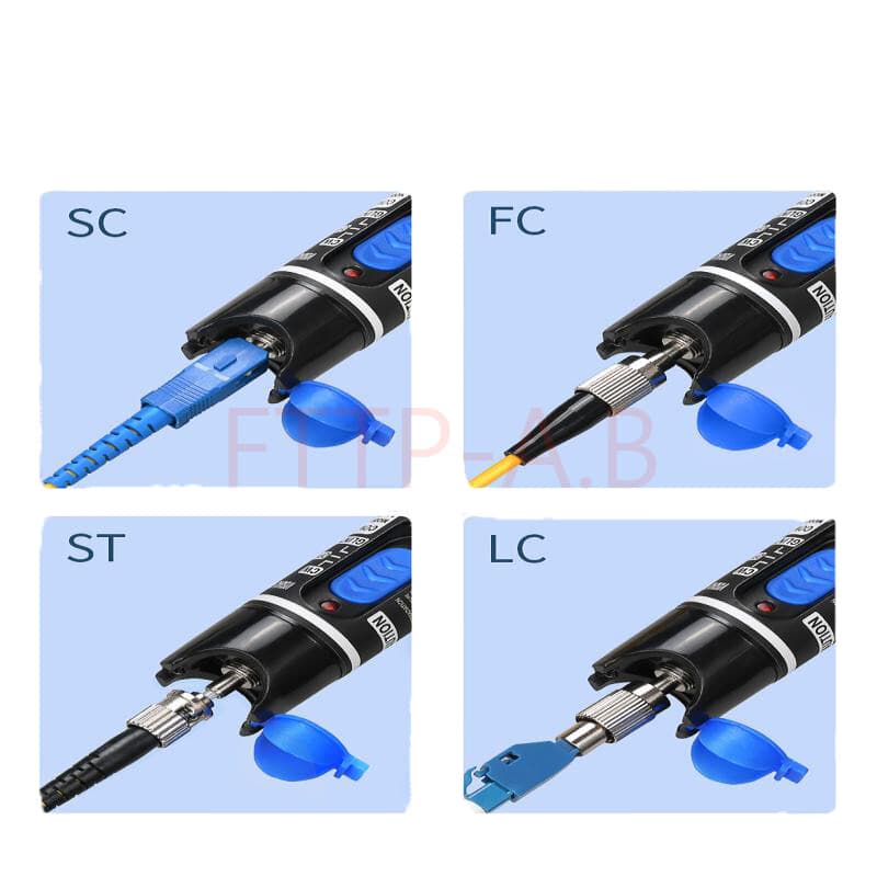 1mW/5KM-VFL Visual Fault Locator FTTH Fiber Optic Cable Breakpoint Testing Pen 4