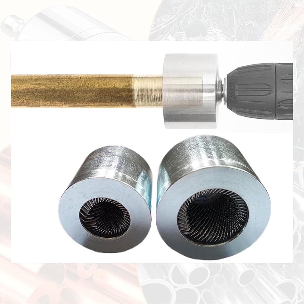 2Pcs Metal Copper Pipe Cleaner Full Copper Tube Cleaning Brush 15mm/22mm USA 6