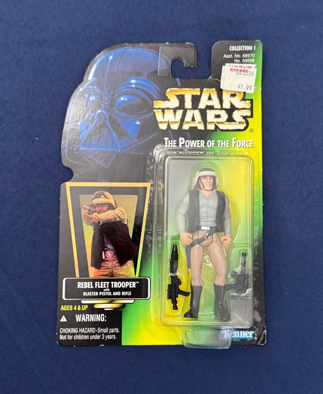 Kenner Star Wars The Power Of The Force Rebel Fleet Trooper With Blaster Pistol