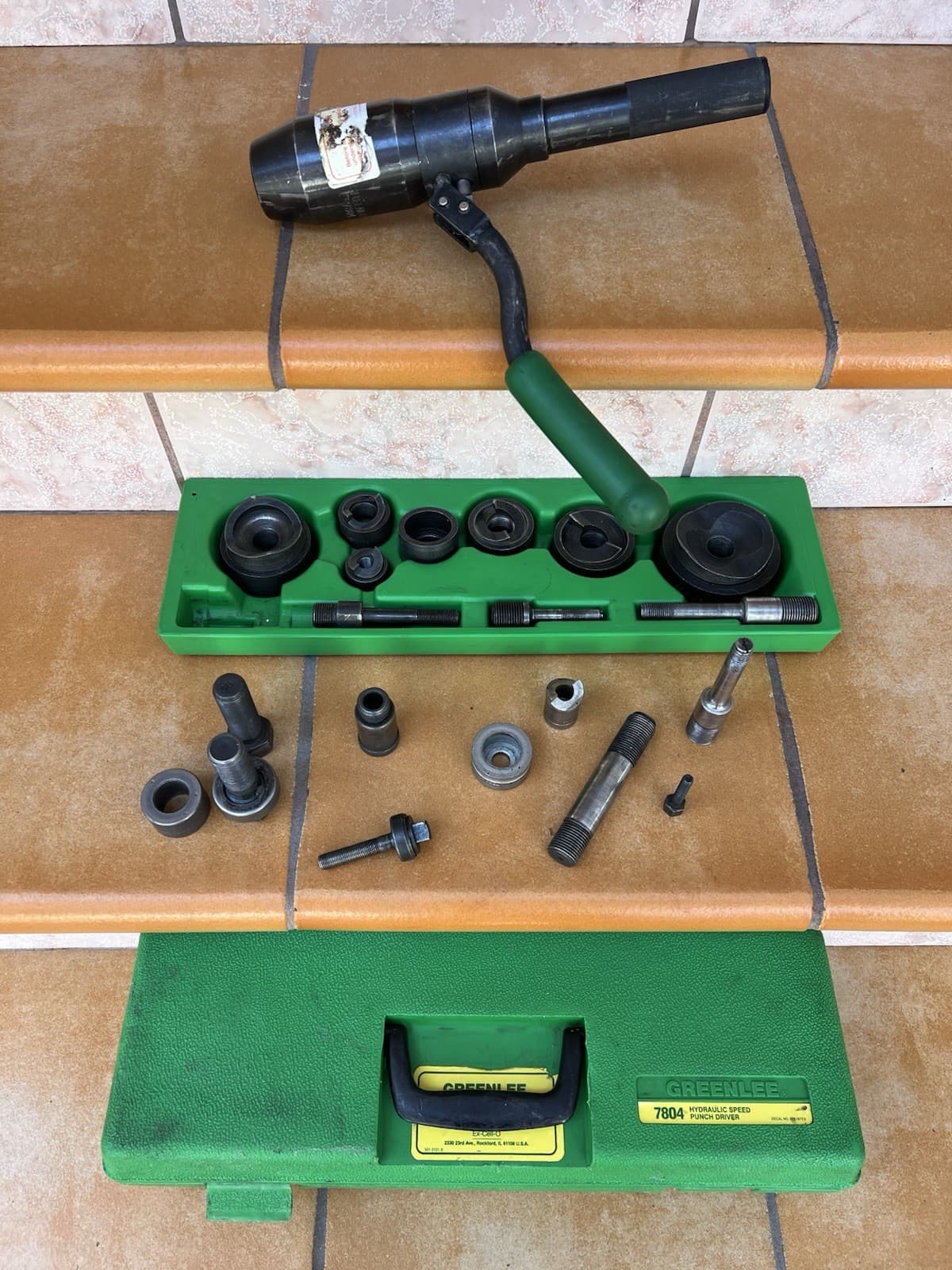 GREENLEE 7806SB 7804SB Quick Draw Hydraulic Knockout Extras 1/2" - 3 -1/2" 4