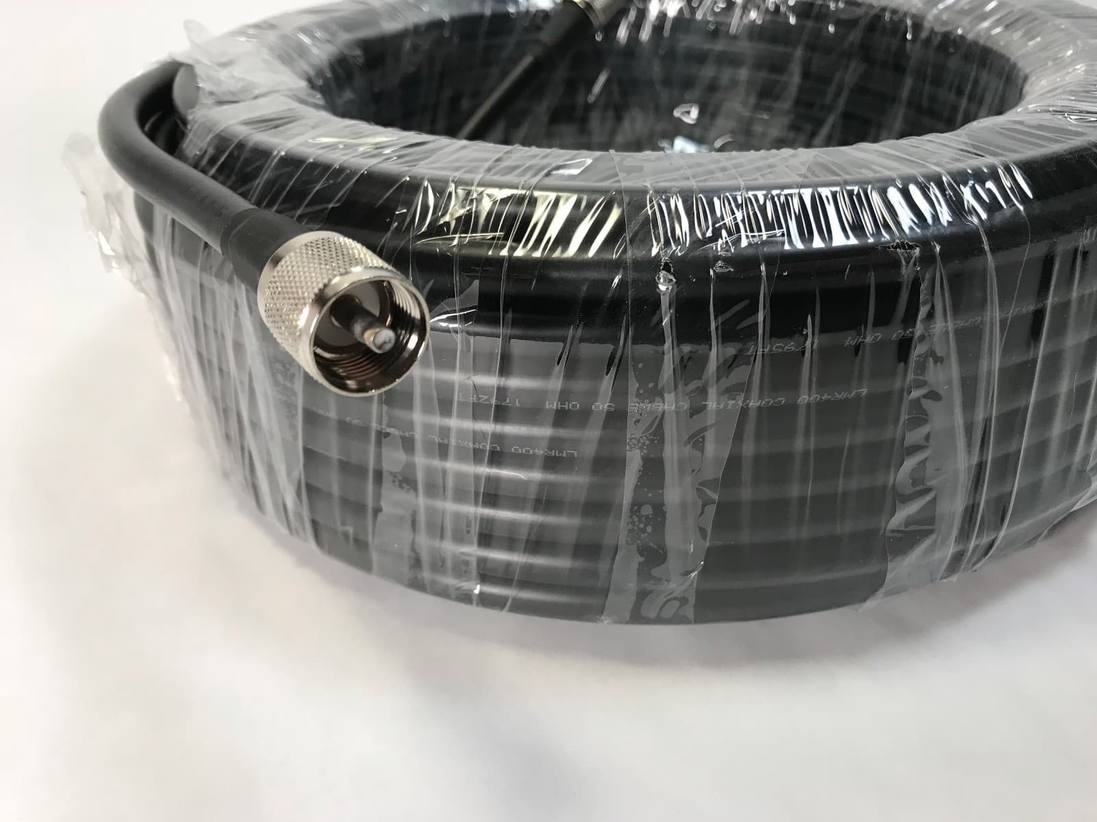 FAST SHIP! 100FT LMR400 COAX COAXIAL ULTRA LOW LOSS CABLE w/ MALE PL-259 CB HAM