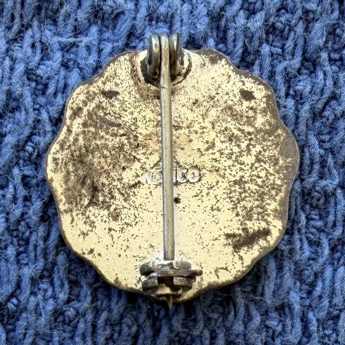 Temple Israel Lapel Pin New York City Jewish Star Of David 10 Commandments 2