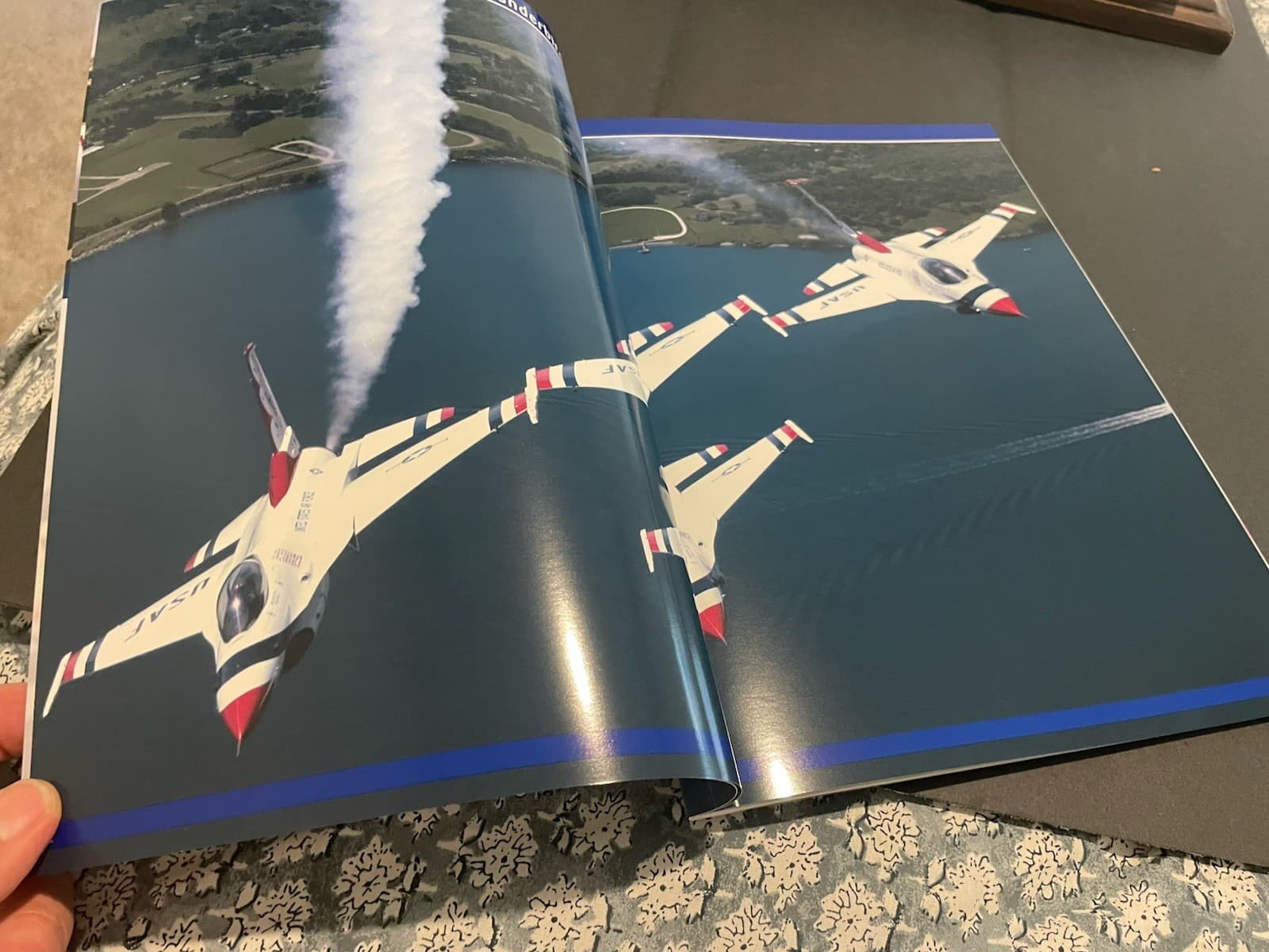 USAF Thunderbirds 2005 VIP Yearbook Lt Col Michael Chandler Leader Nellis AFB 3