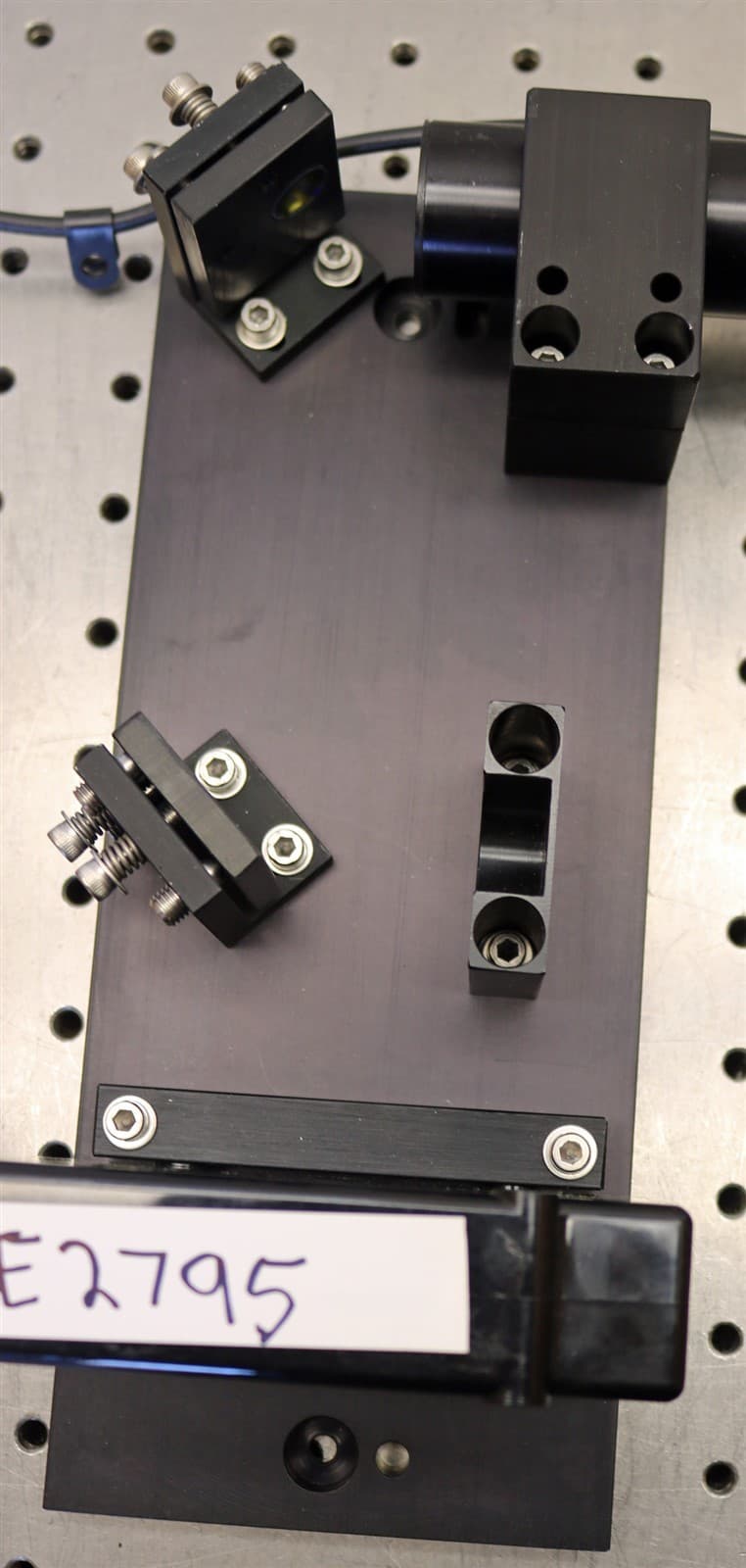 Working Uniphase 1103 Helium Neon Laser W/ mirrors, Pinhole Aperature - -E2795 6