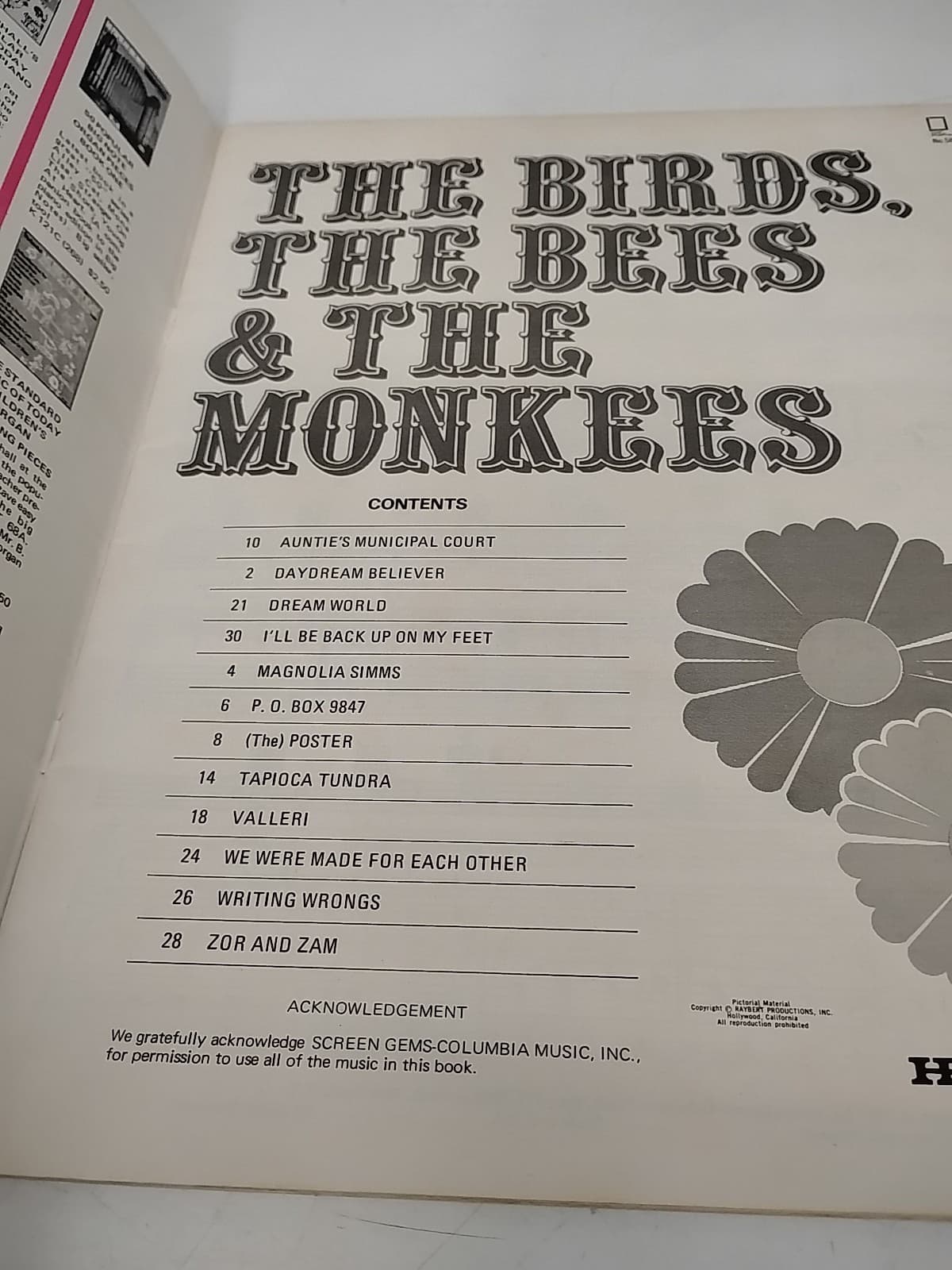 The Birds, The Bees, & The Monkees Hansen Publications Sheet Music By Brimhall 5
