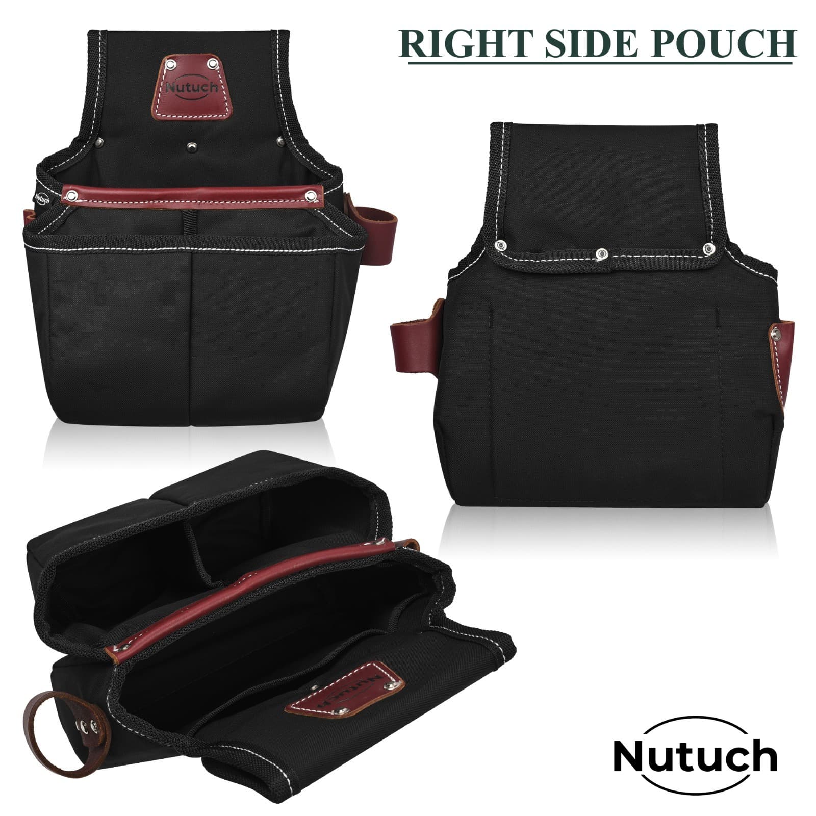 NUTUCH Nylon and Leather Tool Belt  | Carpenter Tool Belts | Electrician 5