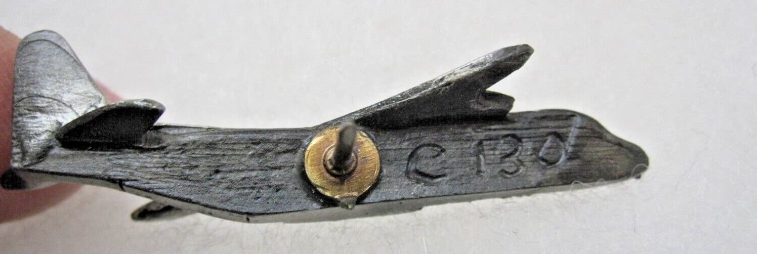 Lockheed C-130 Hercules - Military Transport Aircraft - Pewter Hat, Tie Tack Pin 3