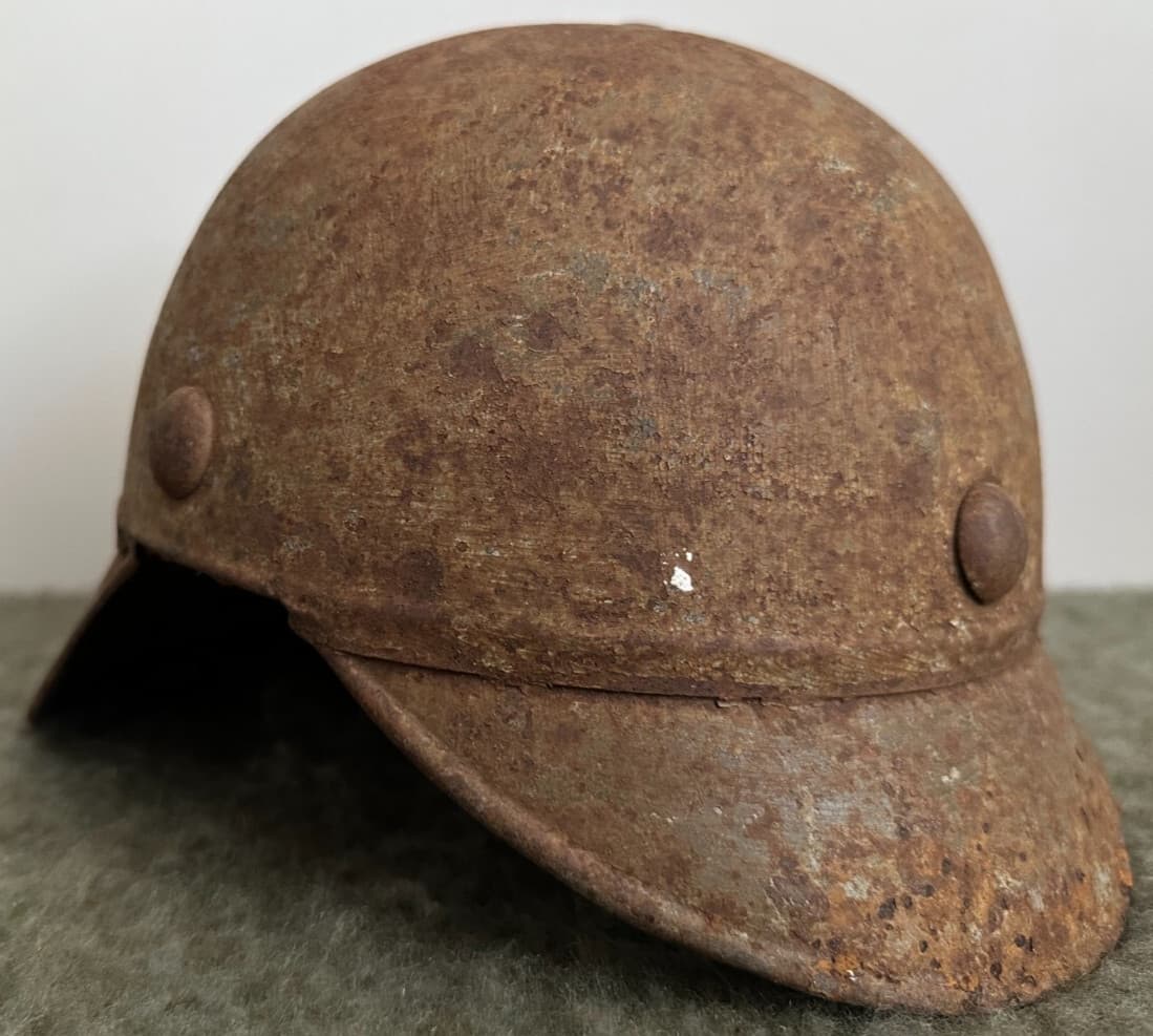 VERY RARE! WW2! NKVD MPVO LENINGRAD SIEGE HELMET USSR MADE FOR CIVIL AIR DEFENCE 6