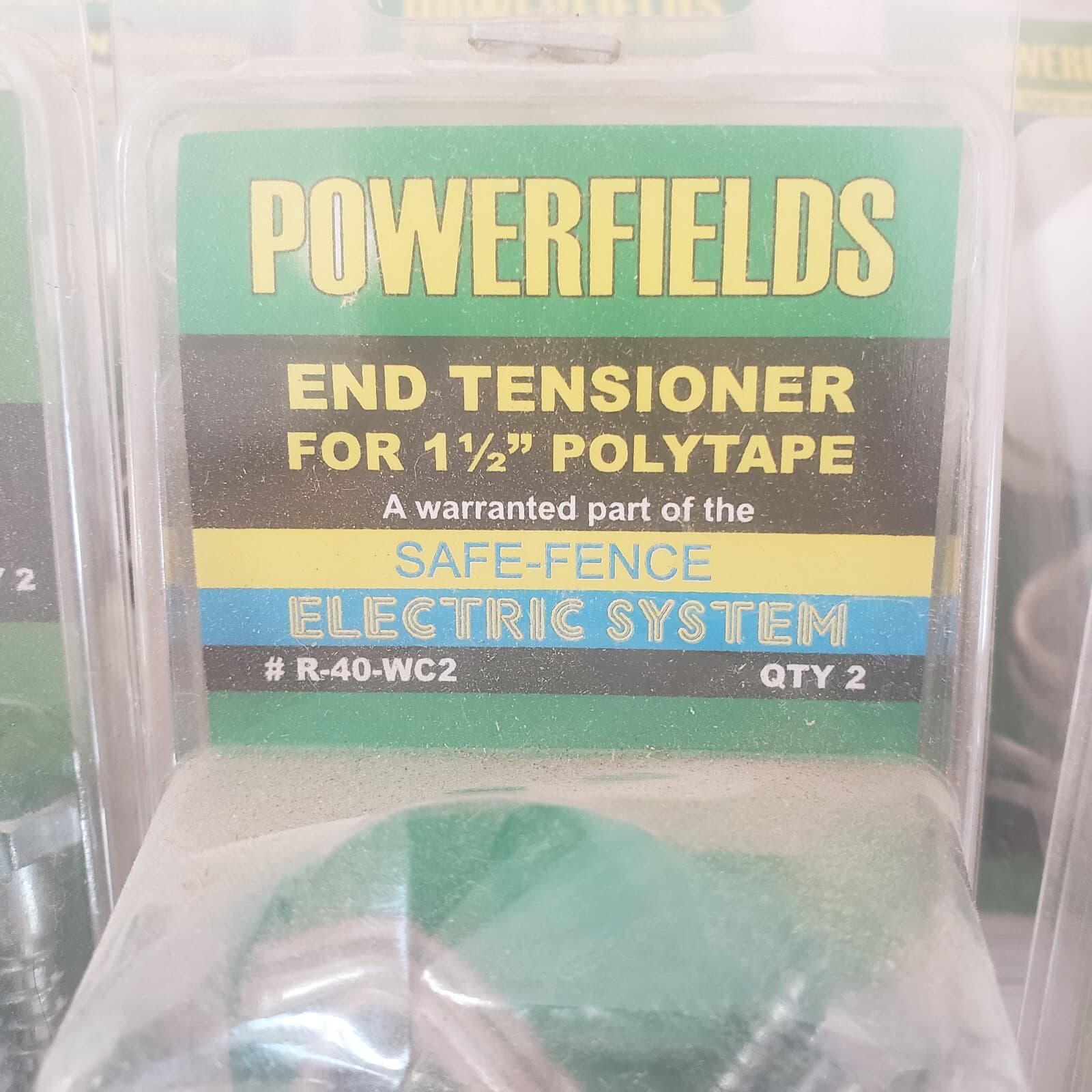 1 pack of 2 - POWERFIELDS R-40-WC2 1.5" POLY TAPE END TENSIONER. NEW in Package 5