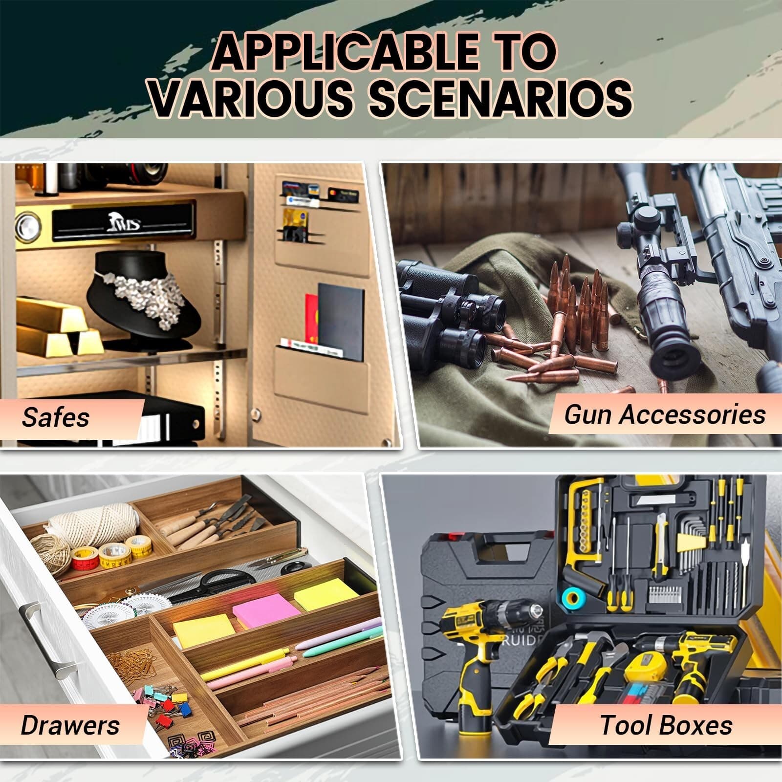 40g Reusable Indicating Desiccant Can Gun Safe Dehumidifier Silica Gel Canister 5