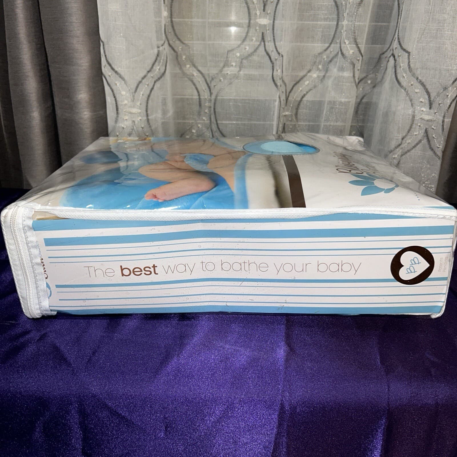 New Blooming Bath For Babies Baby Bath Seats Essentials Plush Baby Bath Blue 4