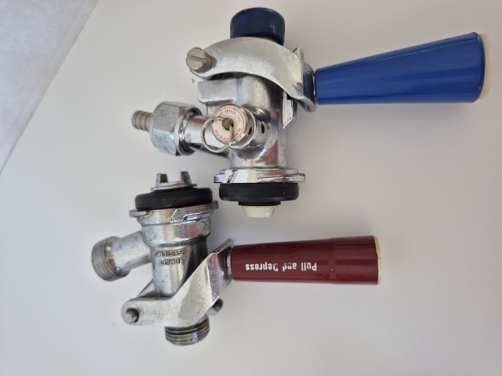 Taprite Keg Coupler Beer Coupler Keg Taps Ashcroft Gauge Parts Only Untested Lot 2