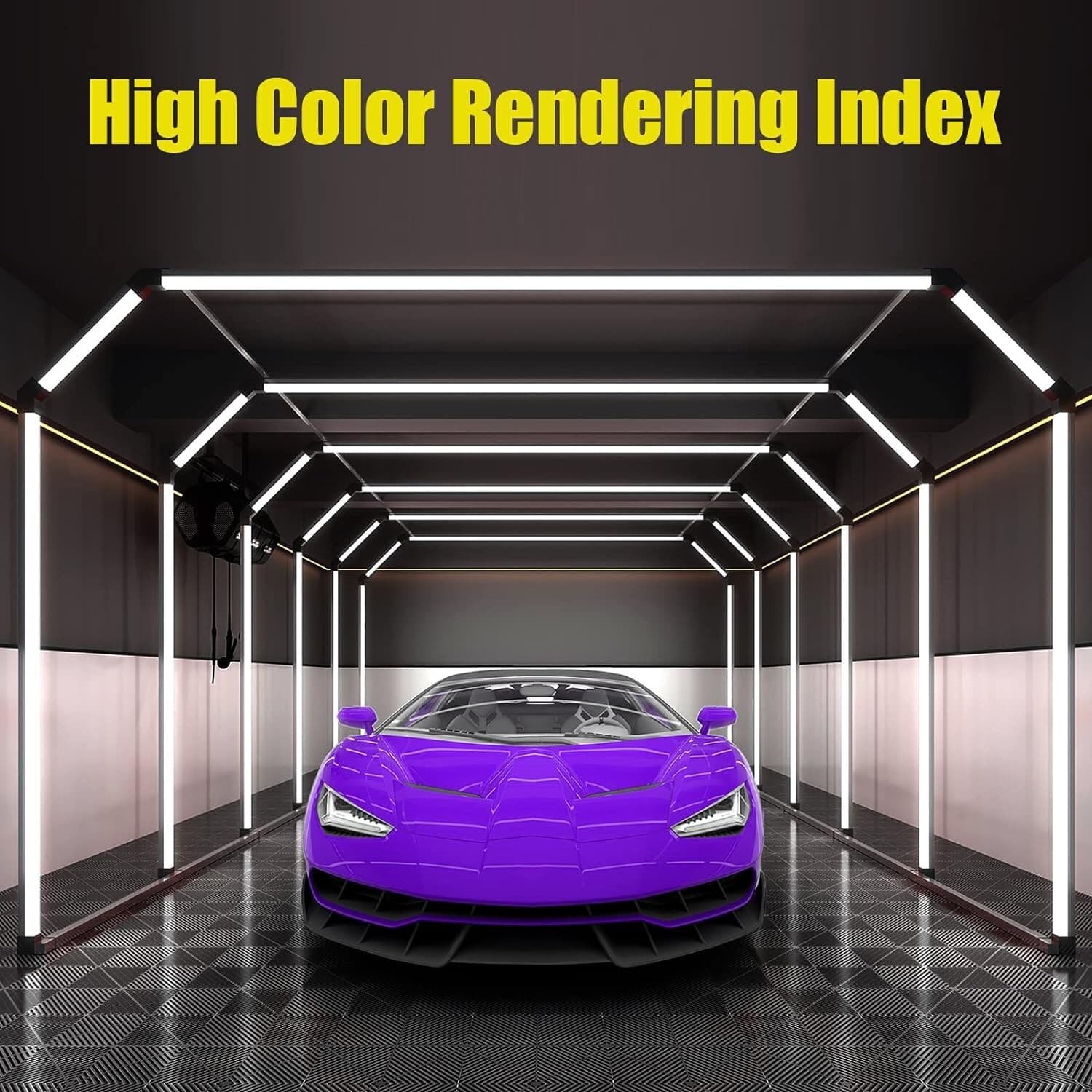 LED Tunnel Lighting Car Detailing Tunnel Light 6500K for Garage Workshop 5