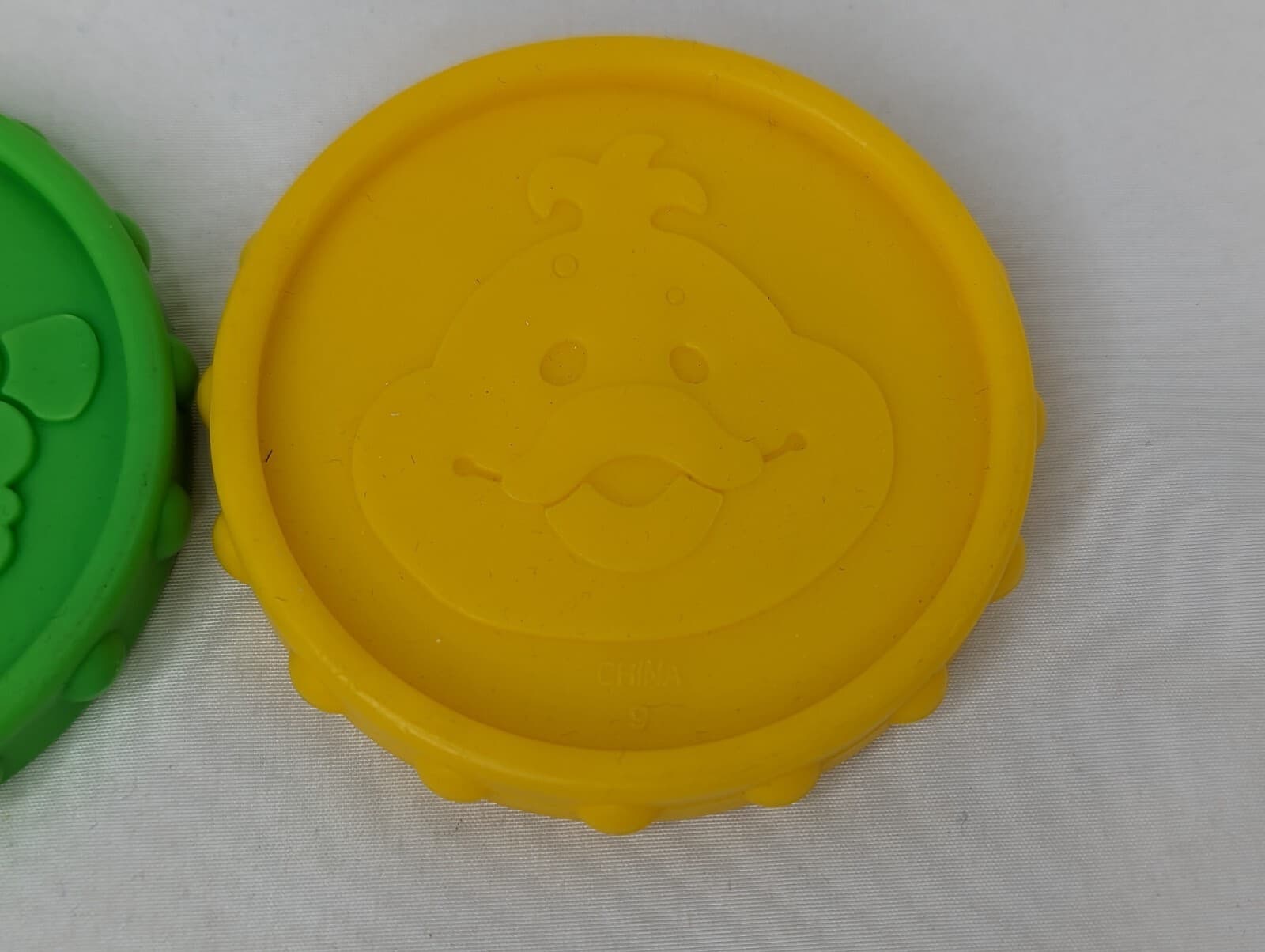 Fisher Price Replacement Coin 2.5 Inch Green Yellow 3
