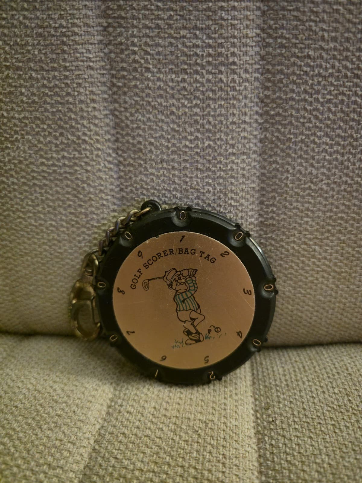 New 18 Holes Golf Stroke Score Counter Shot Putt Scoring Keepers With Keychain