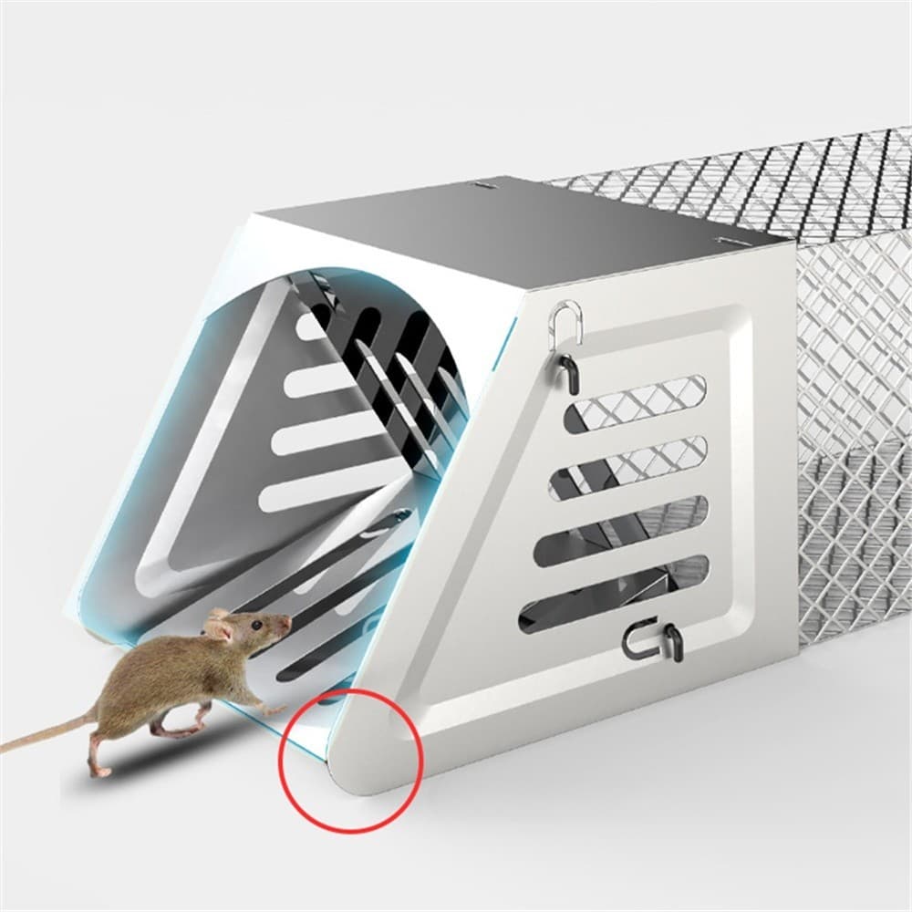 Mouse Trap Automatic Continuous Rat Trap Cage Mice Catch Cag Rodent Trap 3