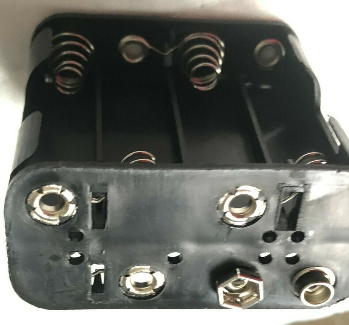 NEW WHITES SURFMASTER PI PRO METAL DETECTOR BATTERY HOLDER 8 CELL  2