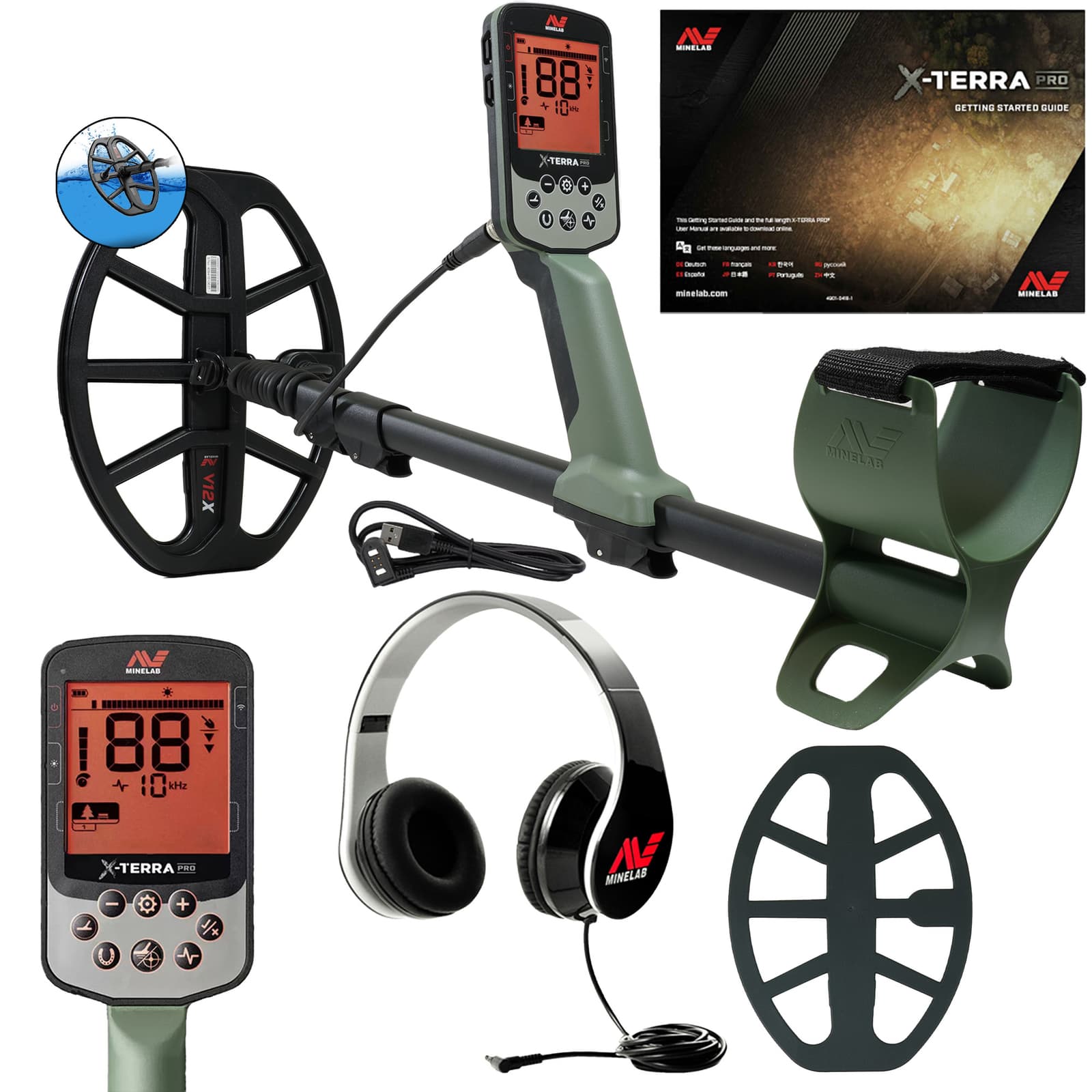 Minelab X-TERRA PRO Metal Detector and Minelab Headphones