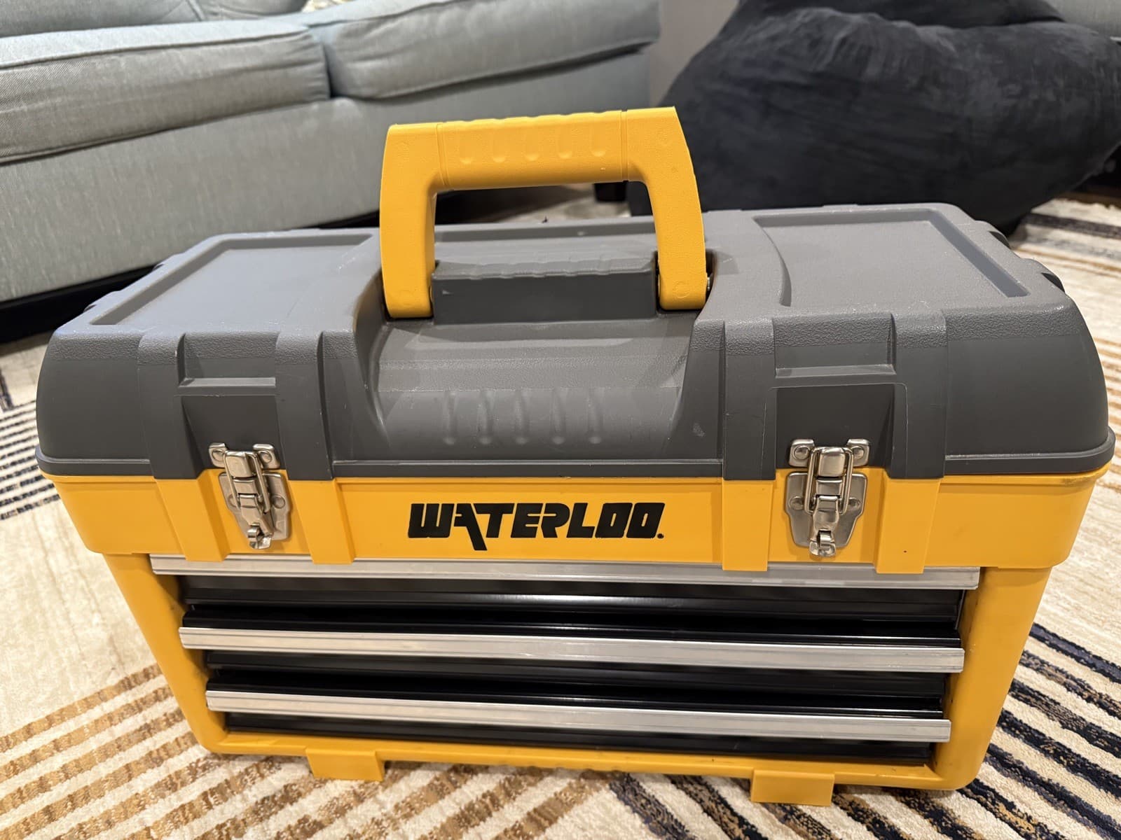 Waterloo 3 Drawer Portable Tool Chest Tool Box 5