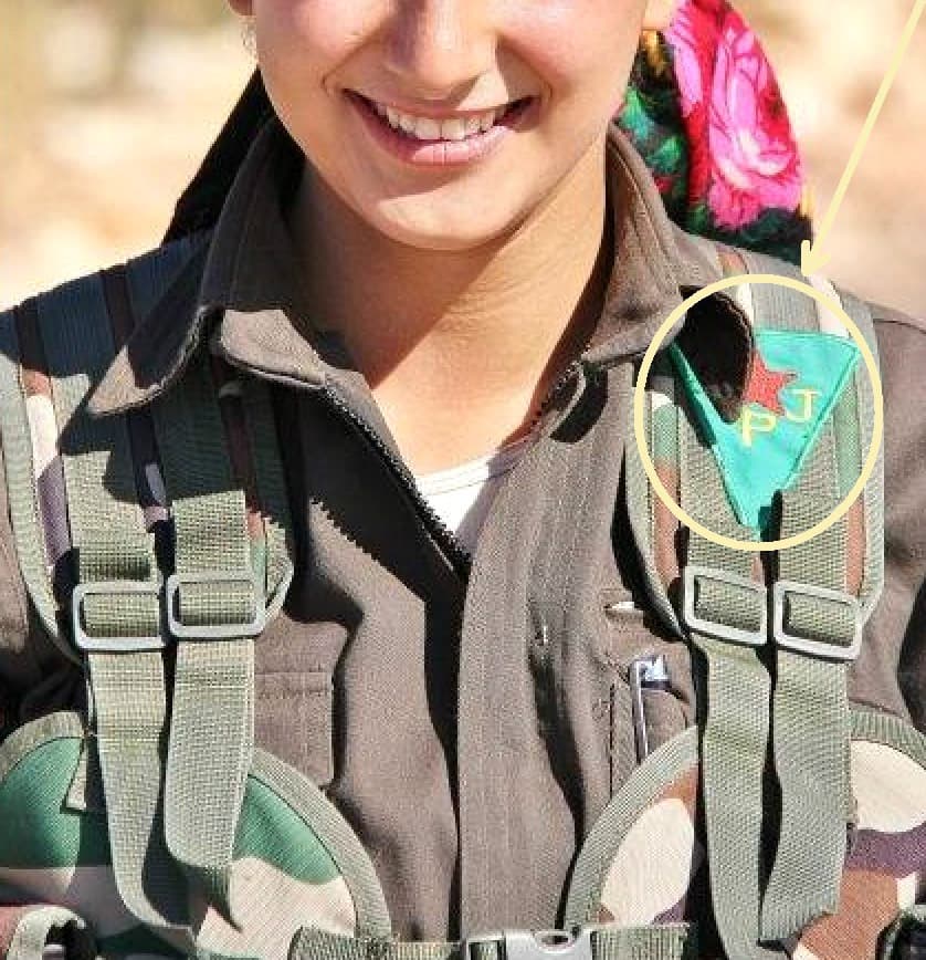 Iraq-Syria Kurdish Anti-Isis Freedom Fighters PESHMERGA پێشمەرگە velkrö SSI: YPJ