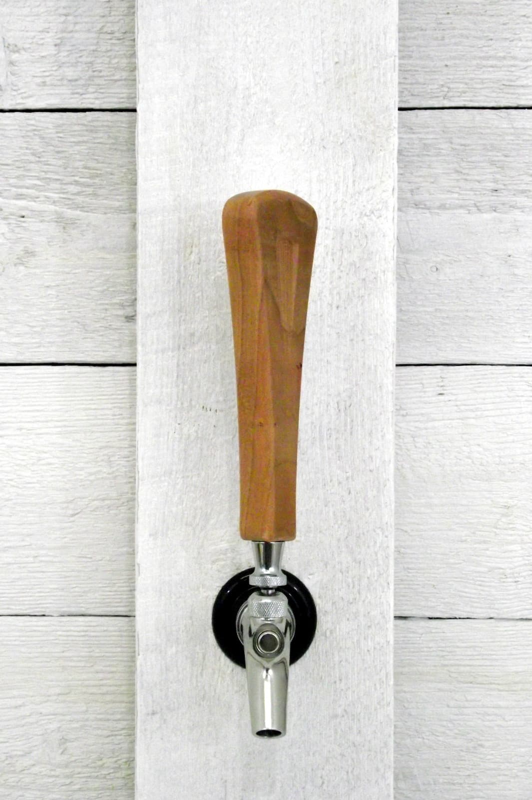 Tap handle solid Cherry wood beer wine coffee tap handle 7"  3