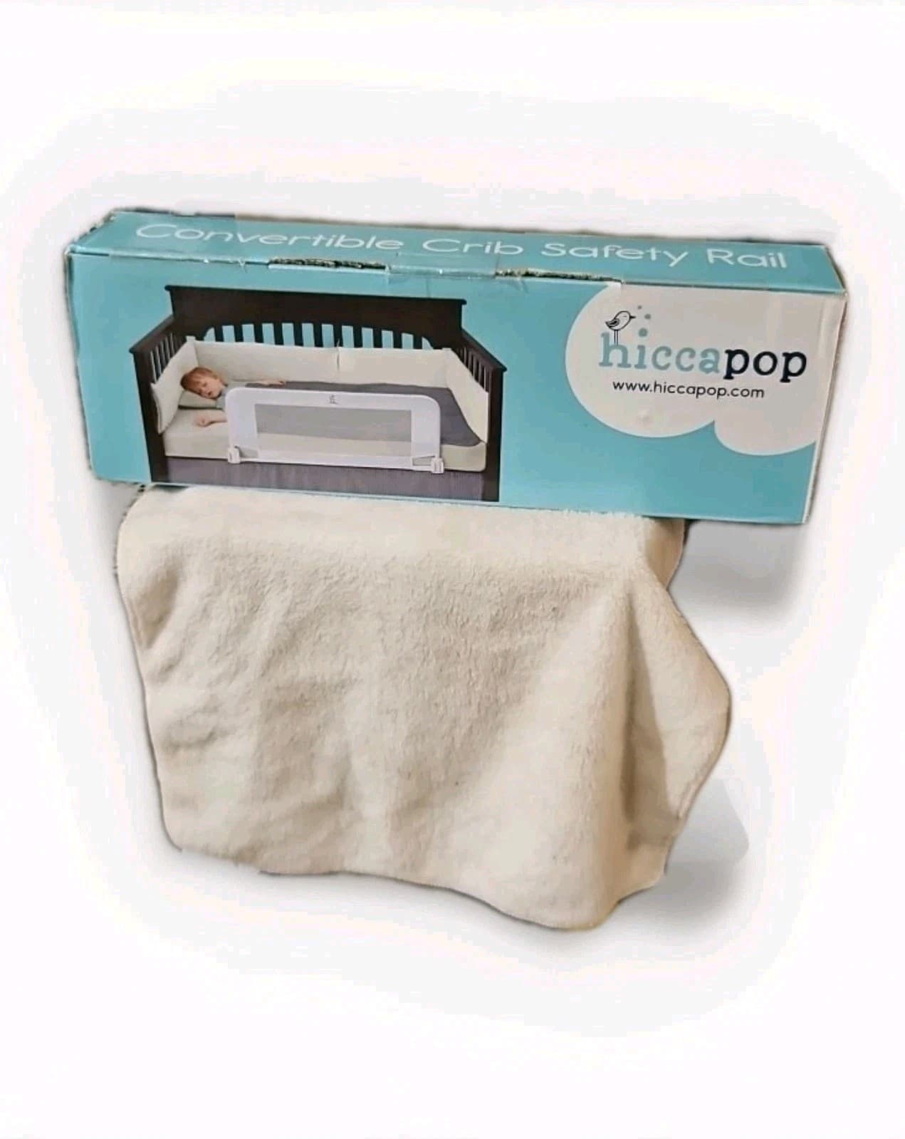 HICCAPOP CRIB RAIL GUARD / CRIB BED RAIL FOR TODDLERS~Open Box