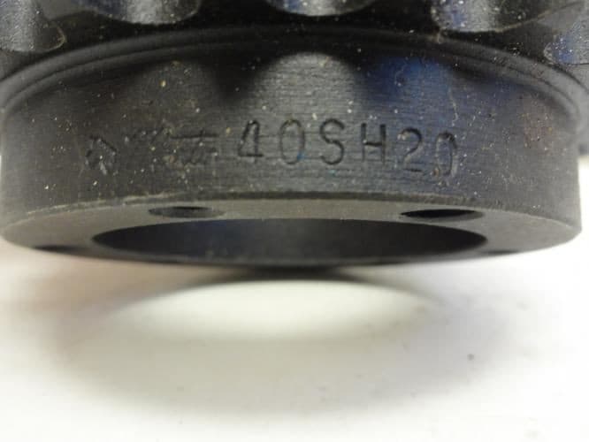 201024 New-No Box; Martin 40SH20 Bushed Sprocket # 40; 20Teeth 2