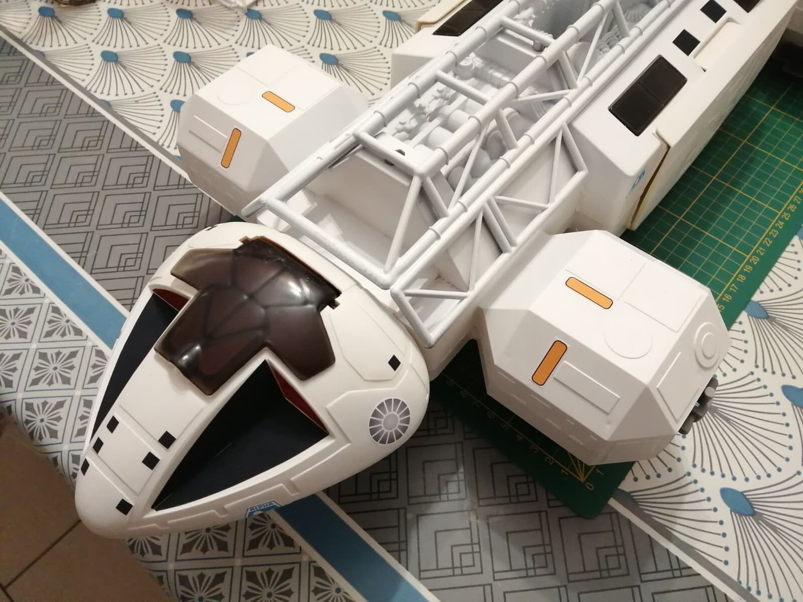 MATTEL - SPACE 1999 EAGLE - CONTROL PANEL - STICKER DECALS - 31" MATTEL MODELS 4