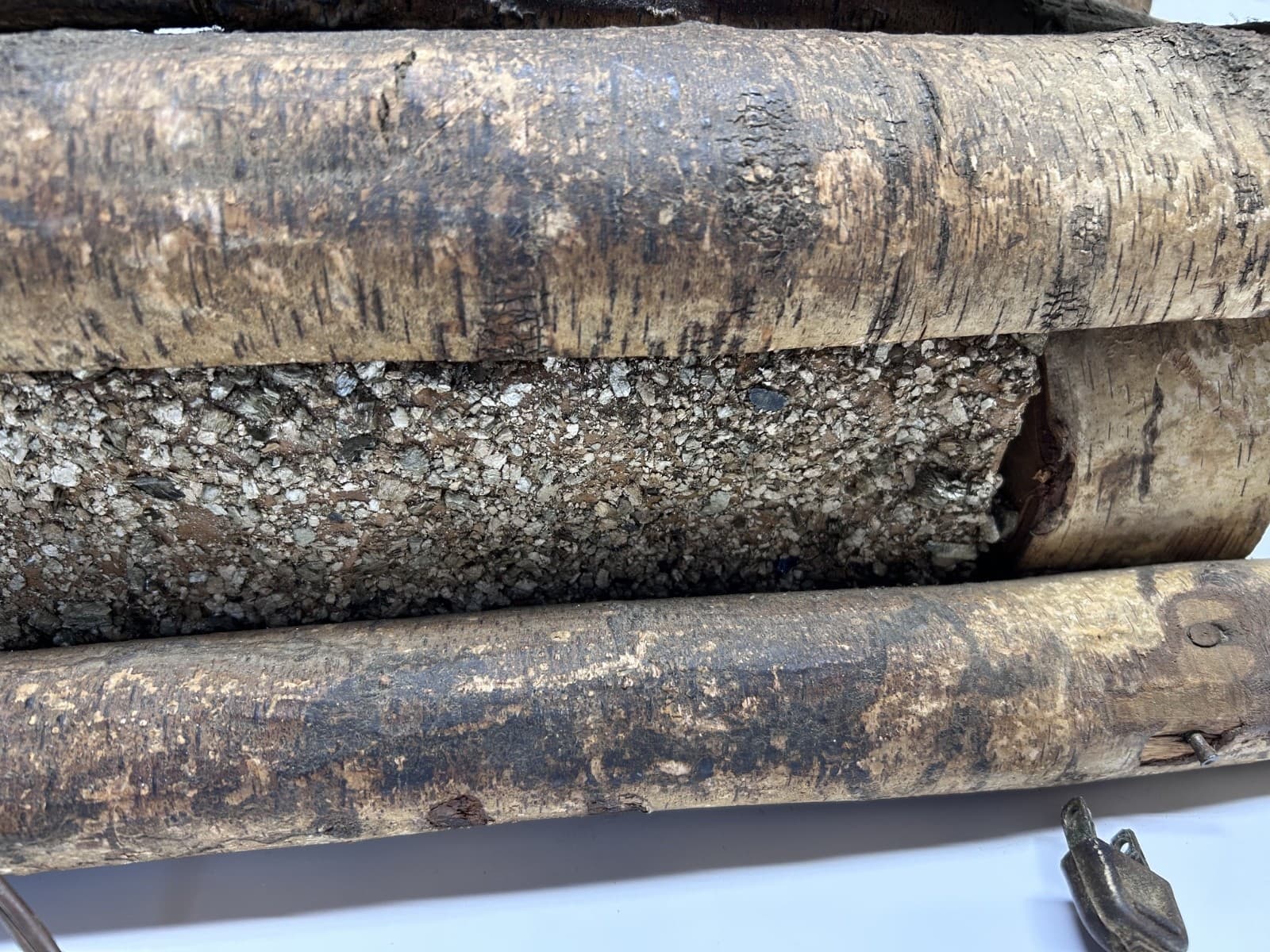 VTG Real Wood Logs Faux Fire Motion plug in Electric Fireplace 20” 3